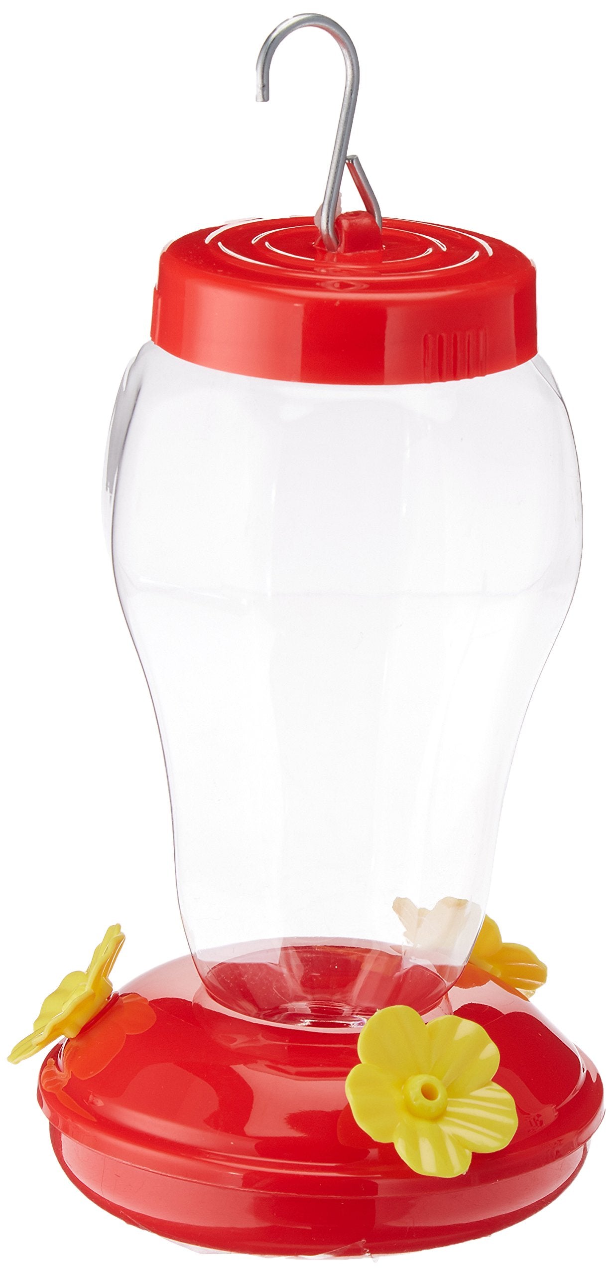 Momentum Brands Simple Hummingbird Feeder with Hook, Red