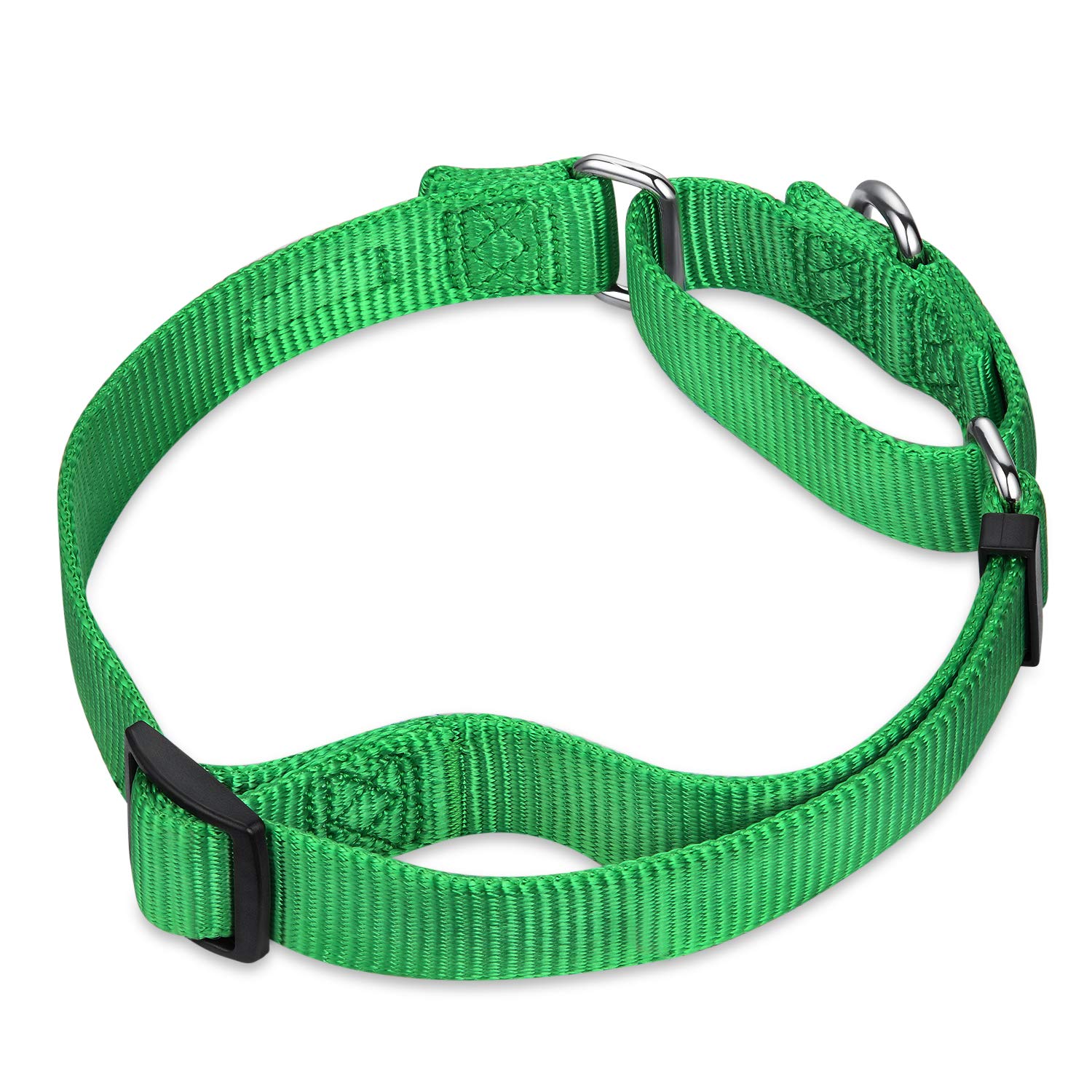 Hyhug Martingale Dog Collar Without Buckle: Escape-Proof, No Slip Heavy Duty Nylon, Colorfast Adjustable Pet Supplies for Large