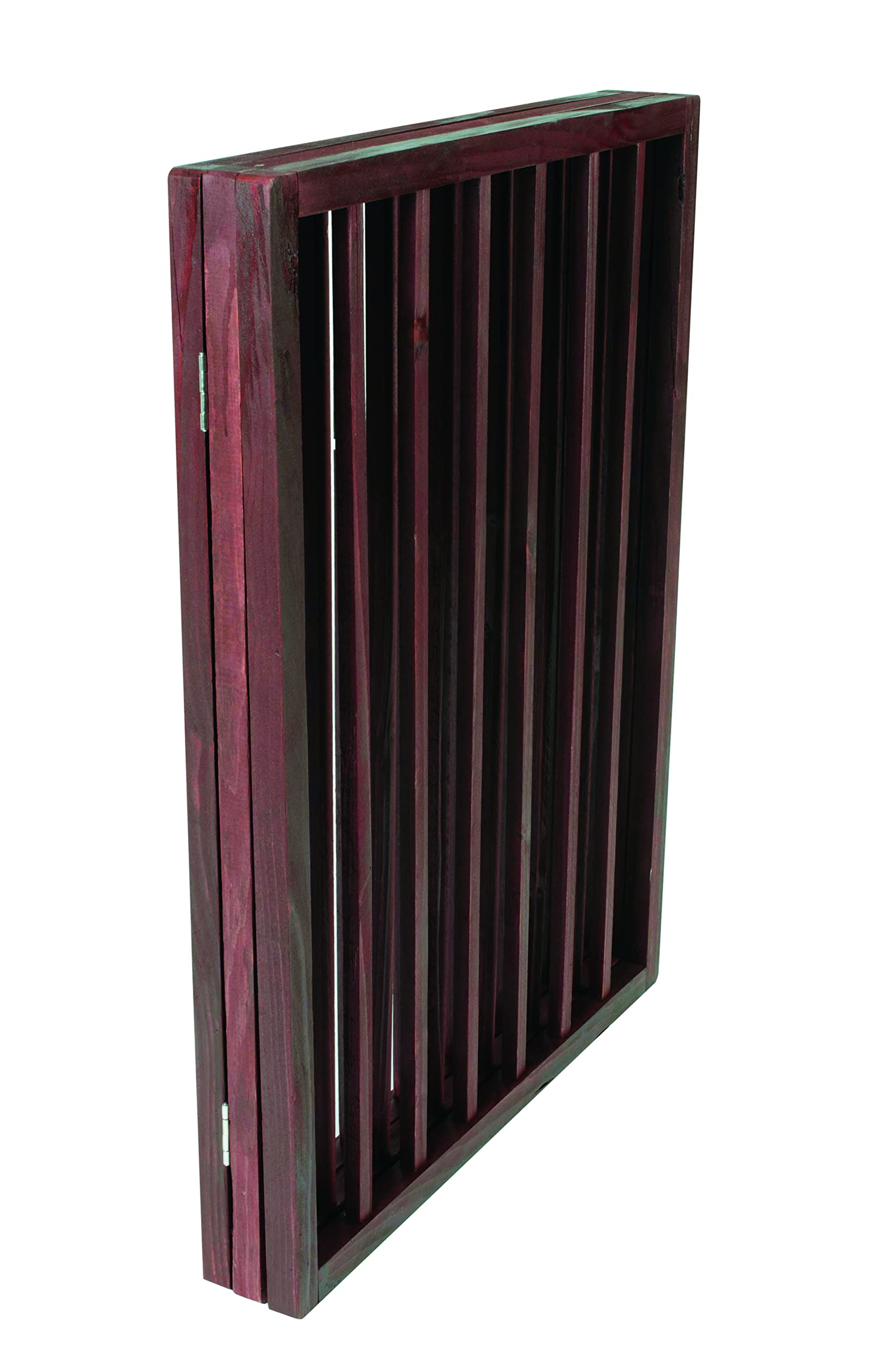 Pet Parade Folding Pet Gate, Brown, Extra Wide