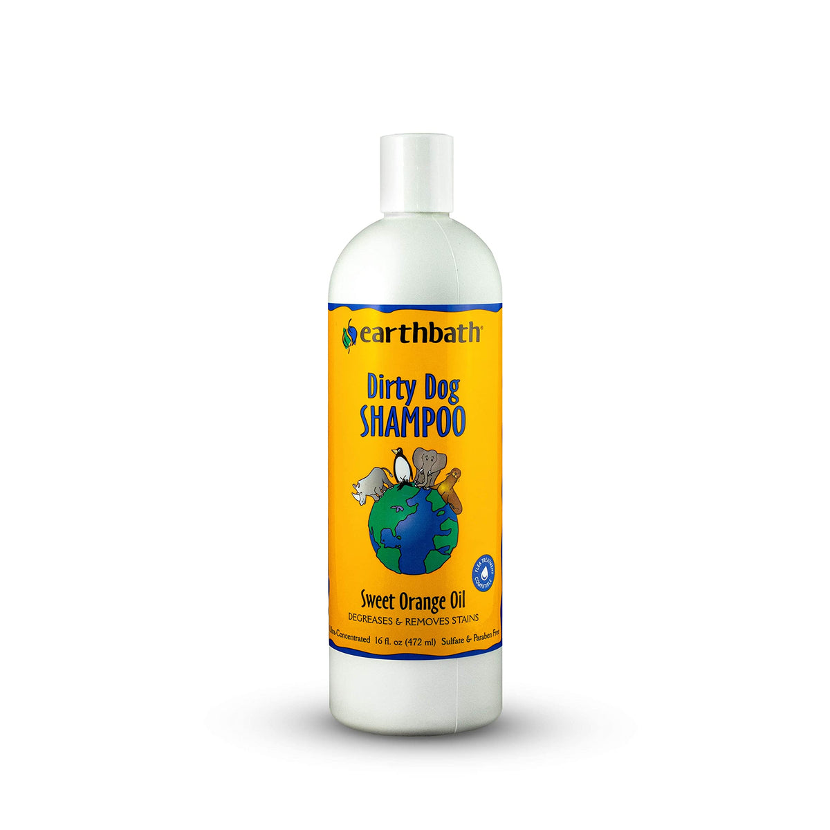 Earthbath, Sweet Orange Dirty Dog Shampoo - Cruelty Free Dog Shampoo And Conditioner, Made In Usa, Gentle Dog Wash, Best Puppy Shampoo & Puppy Supplies - 16 Oz (1 Pack)