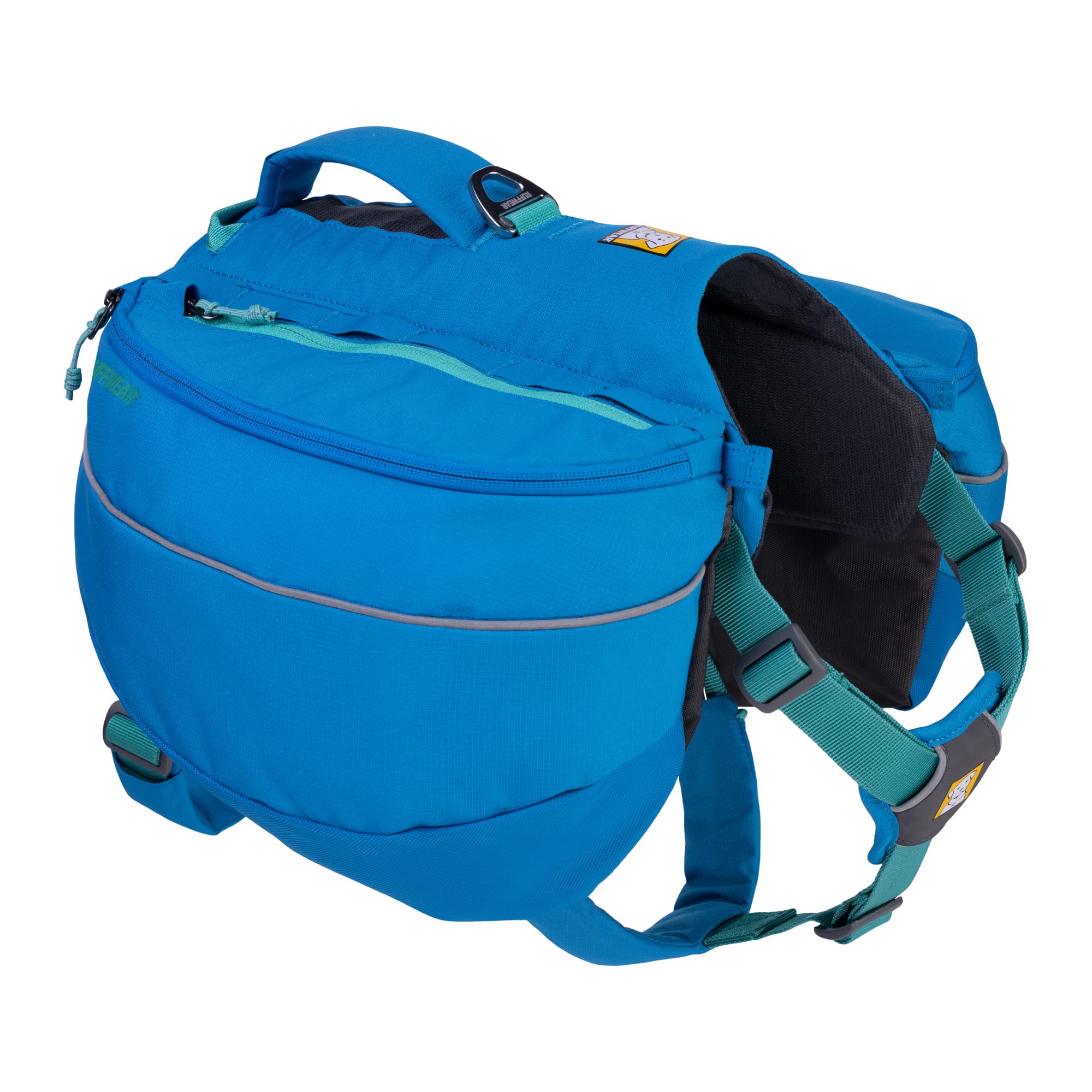 Ruffwear, Approach Dog Backpack, Hiking and Camping Pack with Saddlebags, Blue Dusk, Medium