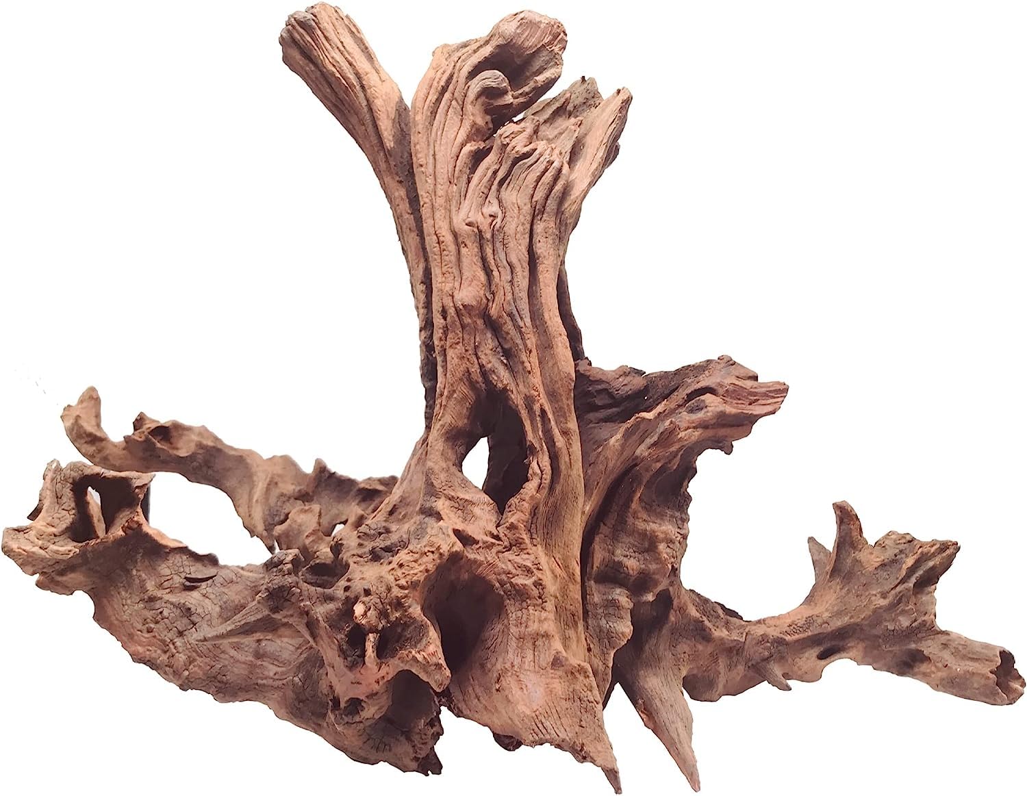 Wdefun Natural Large Driftwood For Aquarium Decor,1 Piece 13-16 Inch Length Assorted Branches Decorations On Reptile Fish Tank