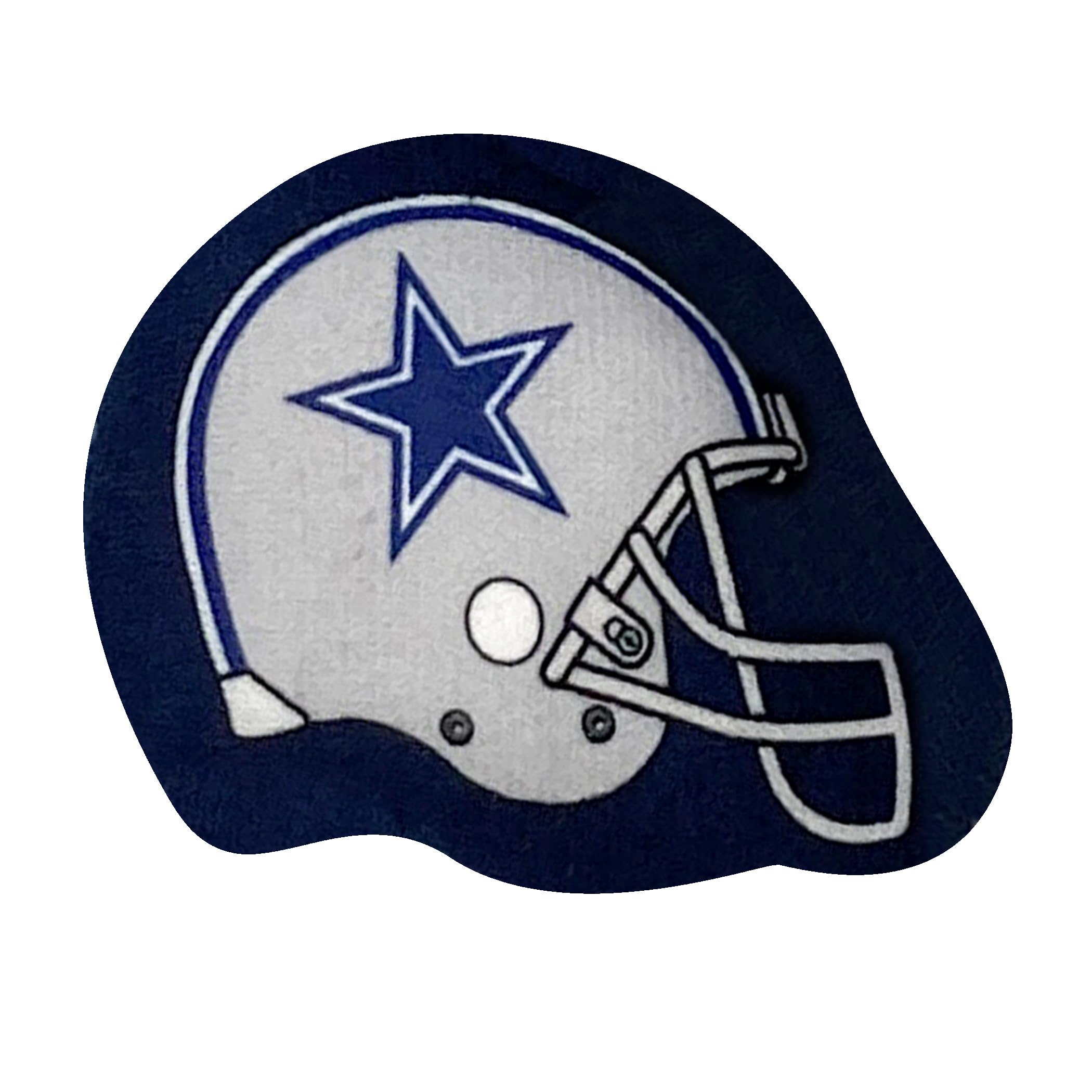 BEST PLUSH CAT TOY - NFL DALLAS COWBOYS Complete Set of 3 piece Cat Toys filled with Fresh Catnip. Includes: 1 Helmet Cat Toy, 1