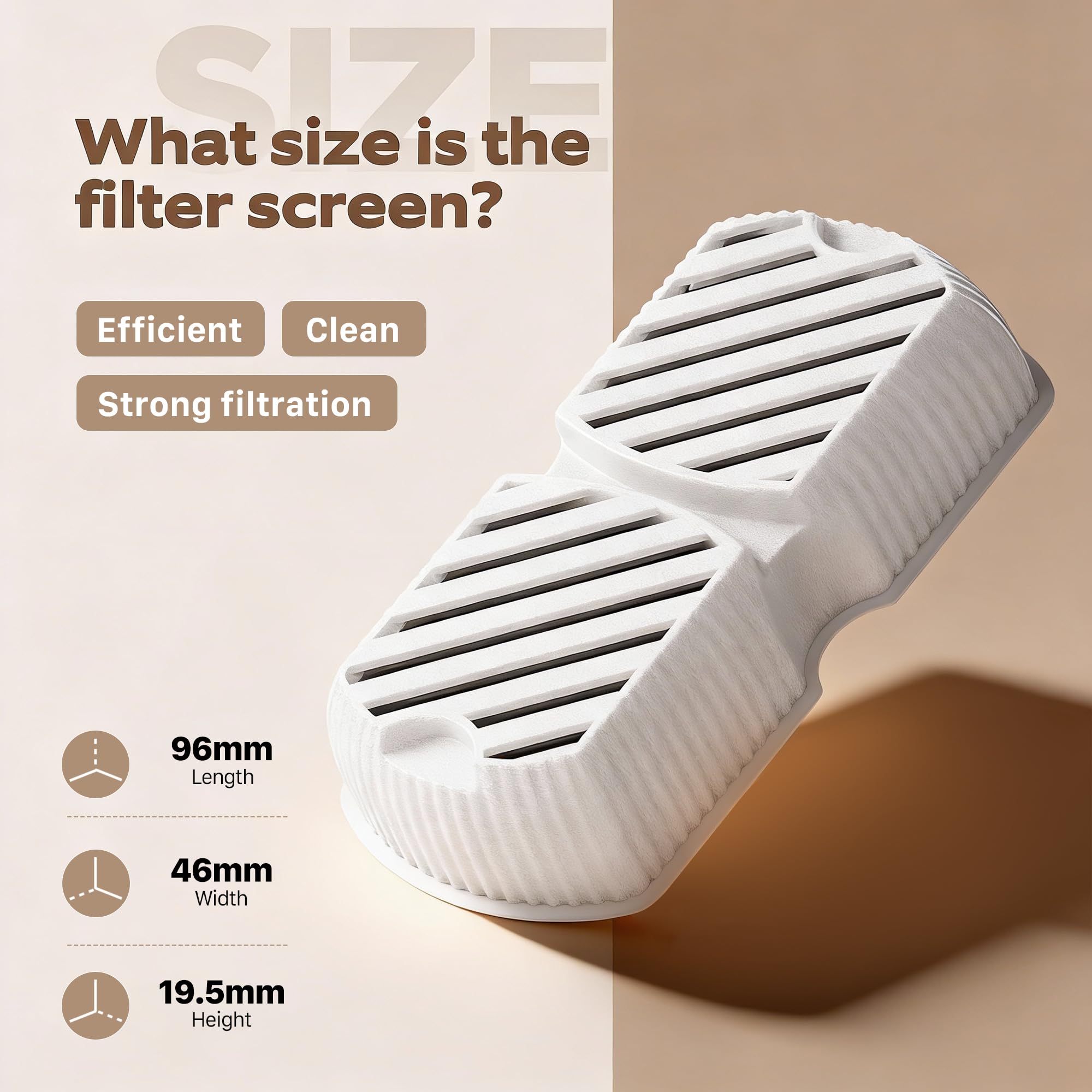 Grookpet Pet Water Fountain Filters: 24 Dog Water Fountain Filters Replacement - Dog Fountain Filters - Including 12 Filters + 1