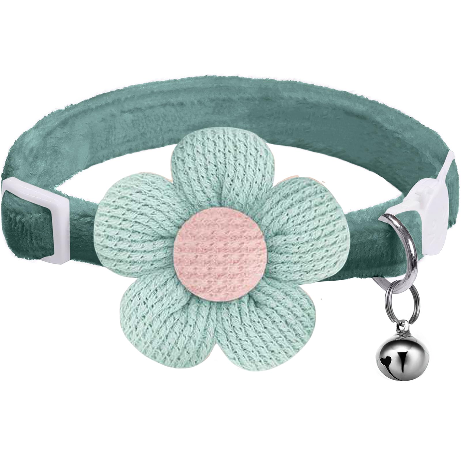 Breakaway Cat Collars With Bells, Muzieba Kitten Collar For Girl Boy Adjustable Safety Kitty Collars For Cats Puppy And Small Pe