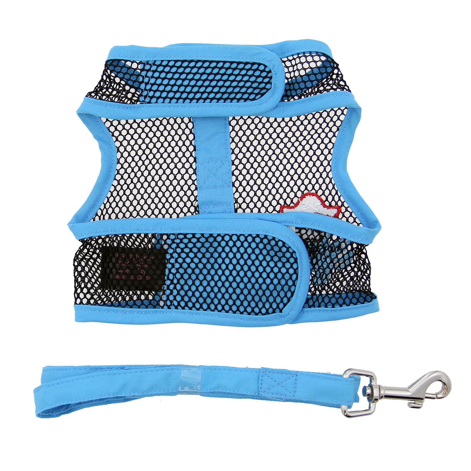 Doggie Design Cool Mesh Harness Under The Sea Collection - Octopus Pirate Blue & Black S