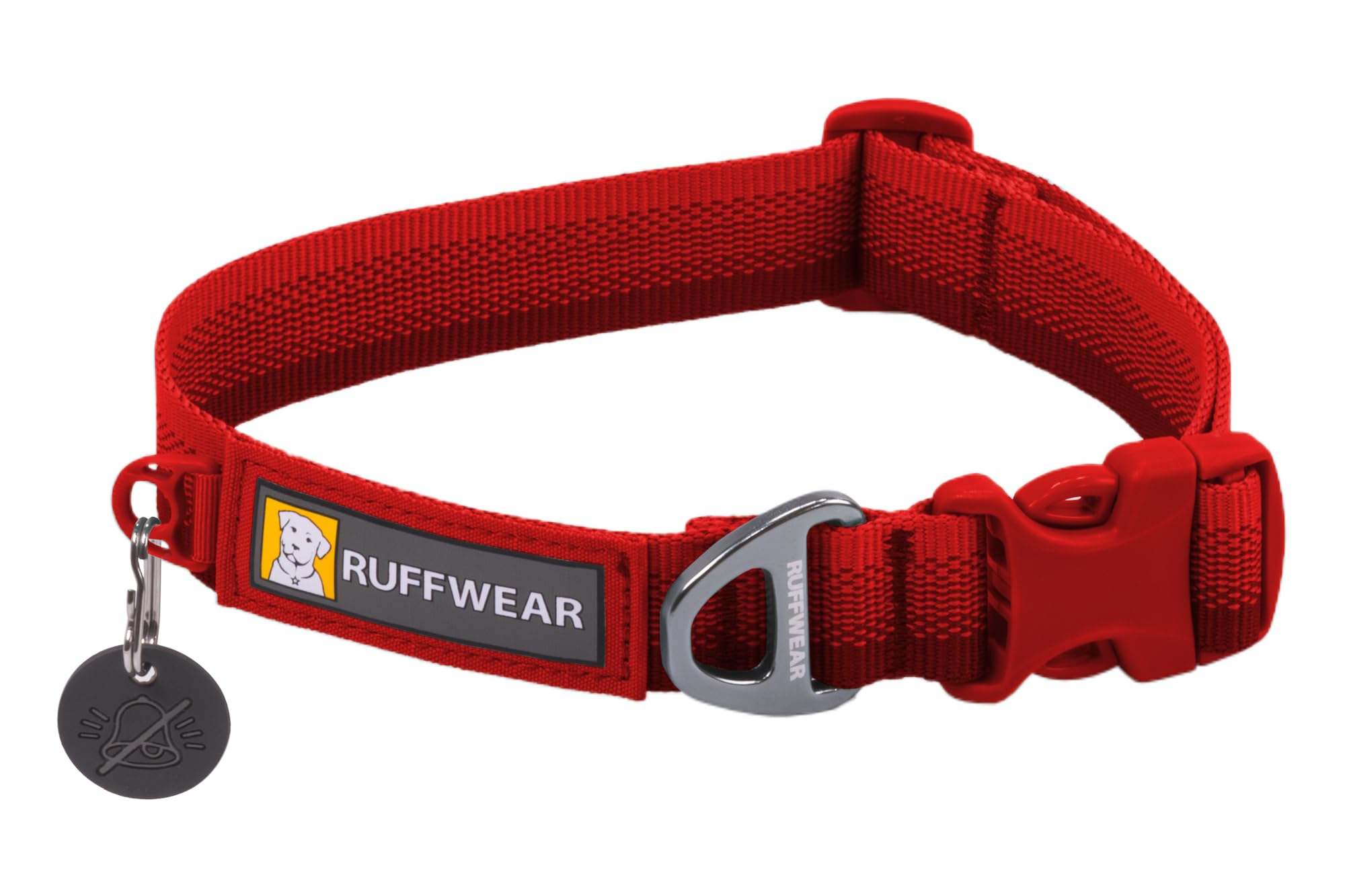 Ruffwear, Front Range Dog Collar, Durable And Comfortable Collar For Everyday Use, Red Canyon, 20''-26''