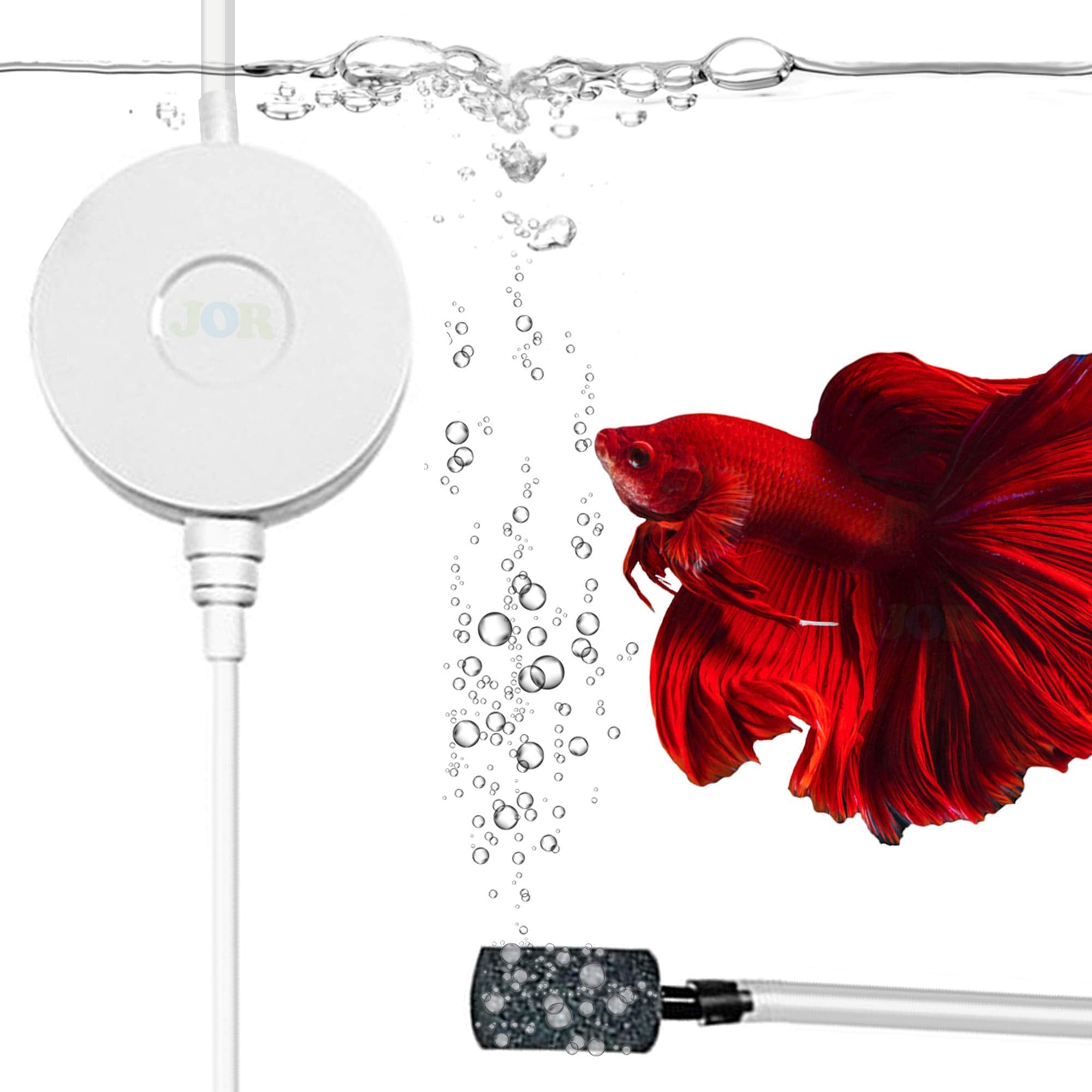 Jor Aquarium & Cat Litter Fresh Air Pump, Attach To Kitty Litter Box To Ventilate Litter Box, Reduce Ammonia Smell & Moisture By