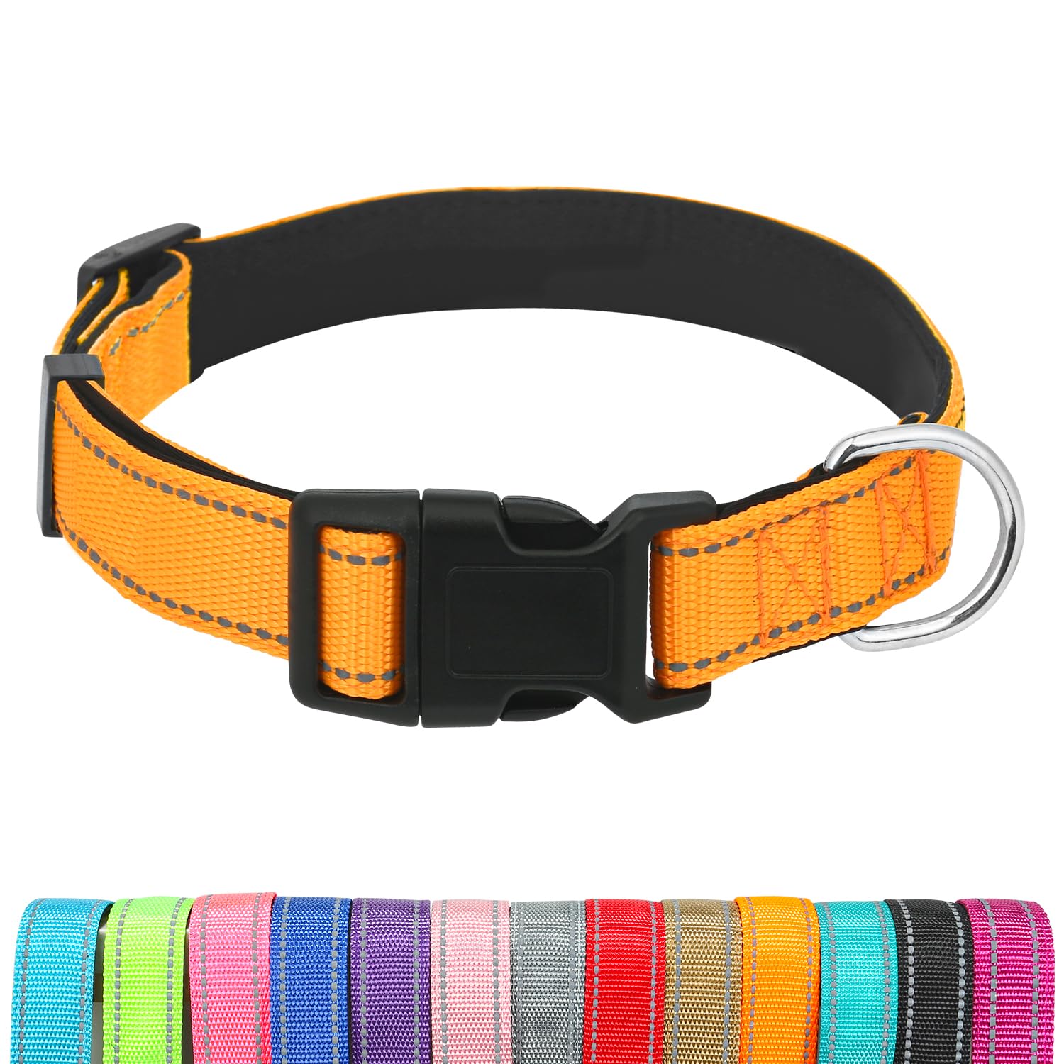 Dog Collars Adjustable For Puppy And Small Dogs,Heavy Duty Waterproof Dog Collar With Quick Release Buckle,Girl Boy Female Male 