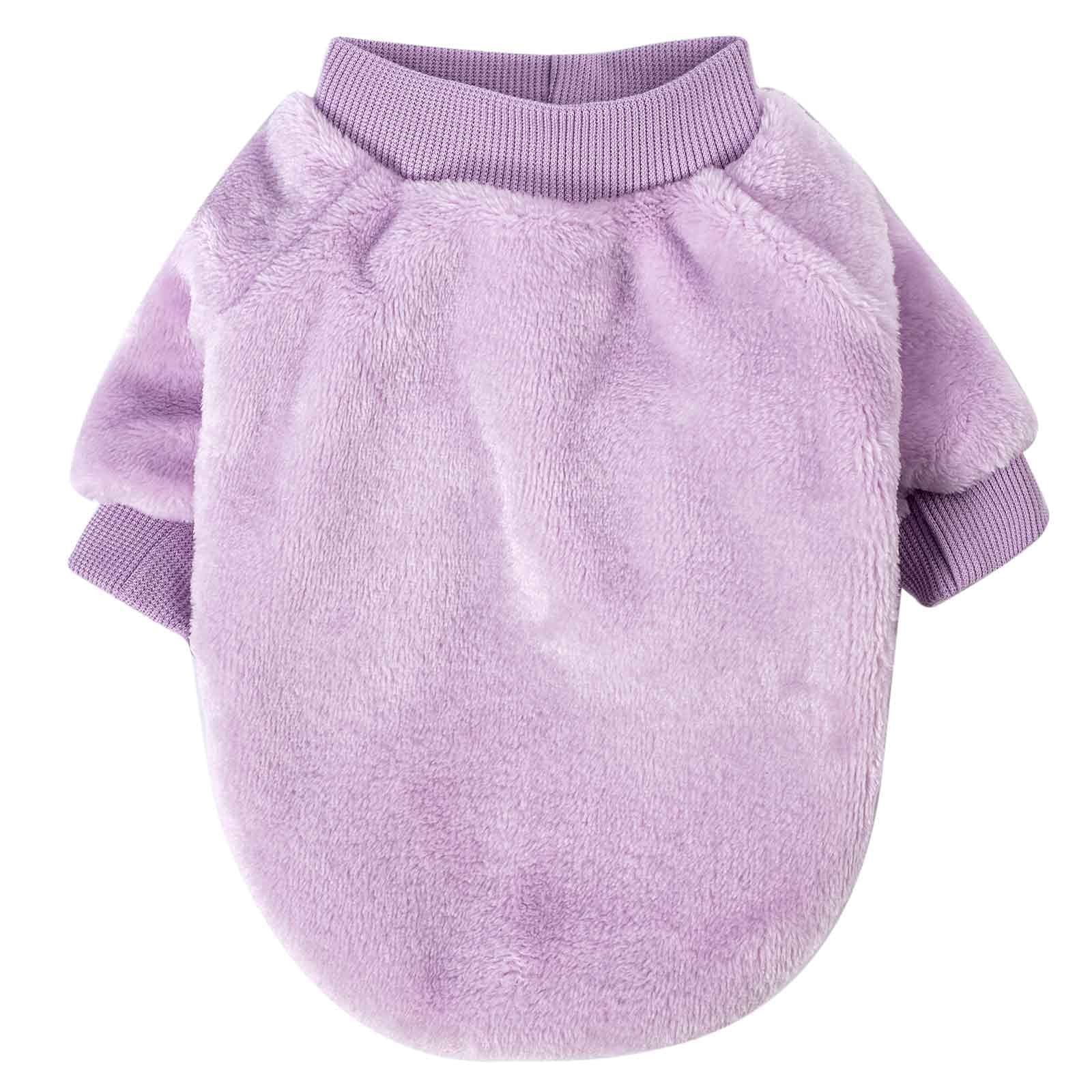 Fabricastle Dog Sweaters, 2-Pack Dog Clothes For Small Dogs Girl & Cats, Ultra Soft And Warm Pet Coats, Winter Pet Jacket, Doggy