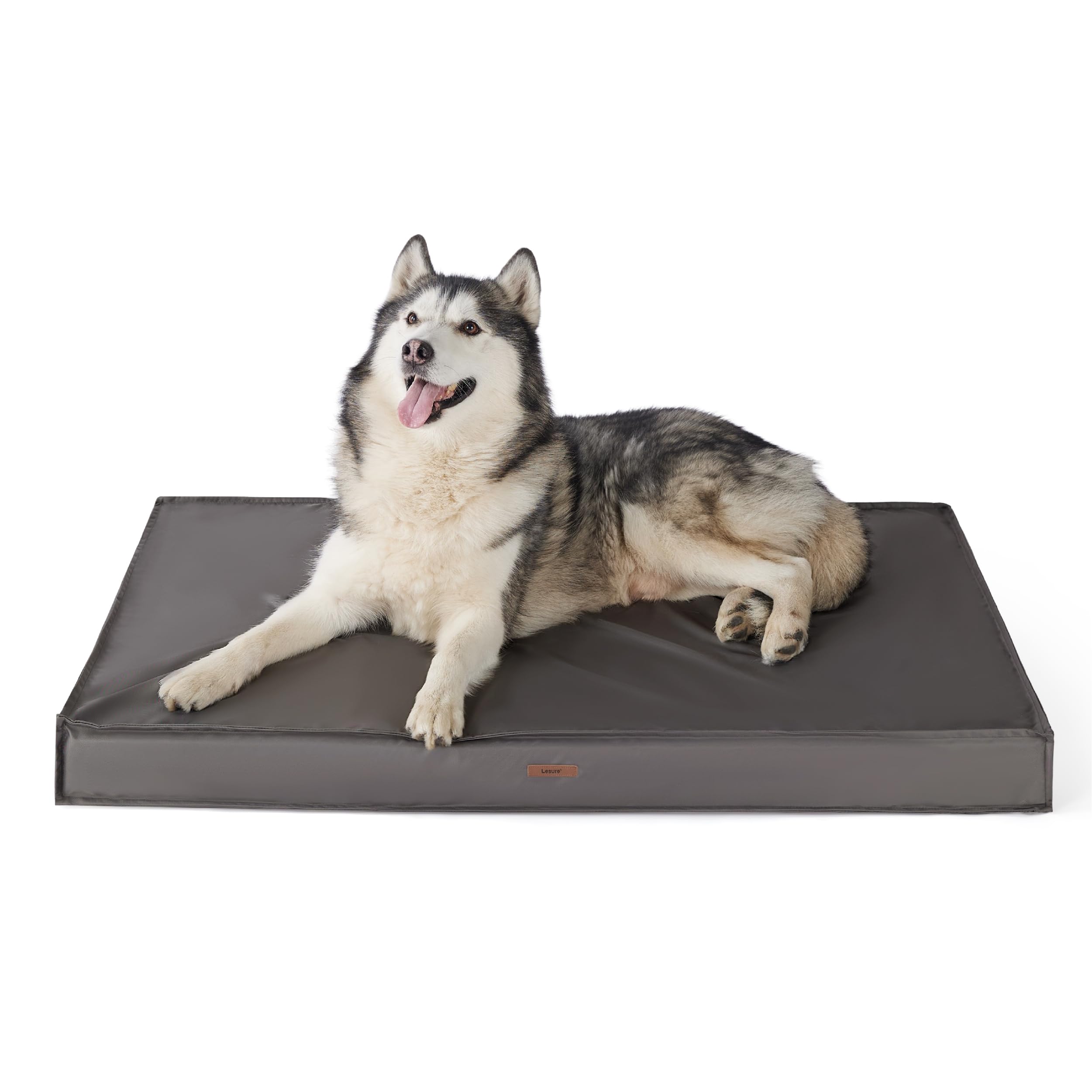 Lesure Outdoor Waterproof Dog Bed For Extra Large Dogs, Orthopedic Egg Crate Foam Pet Bed With Oxford Fabric Surface And Removab