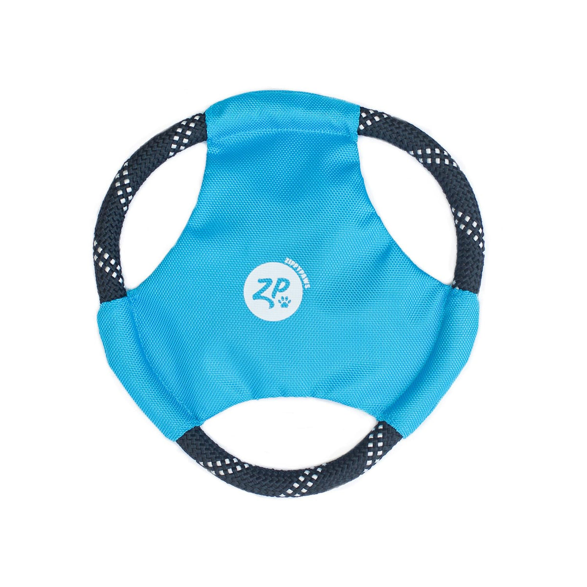 Zippypaws Rope Gliderz - Durable Outdoor Dog Toy, Pet Flying Disc, Soft Frisbee Dog Toy For Throwing & Fetching, Gift For Dog Da