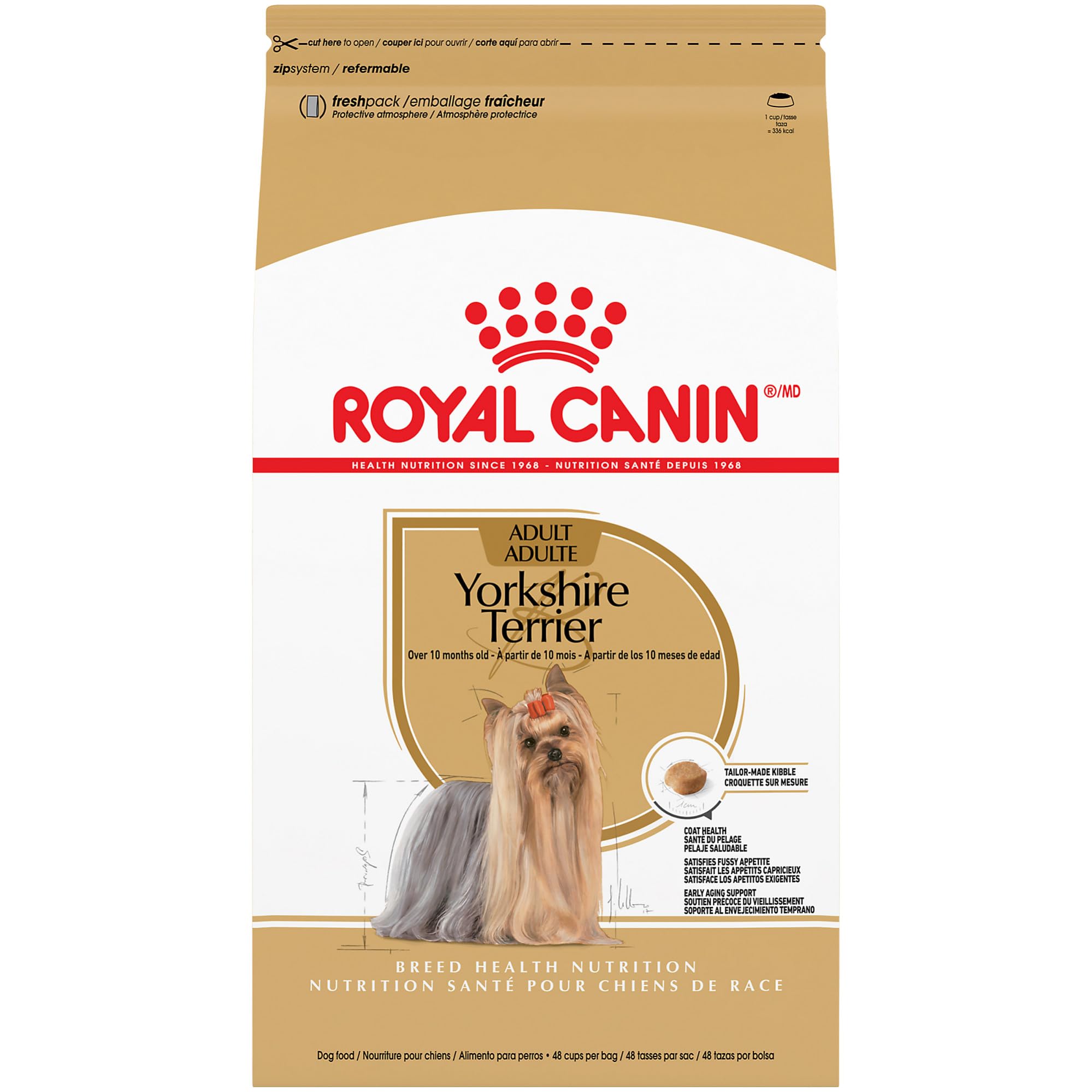 Royal Canin Yorkshire Terrier Adult Dry Dog Food, 2.5 lb bag