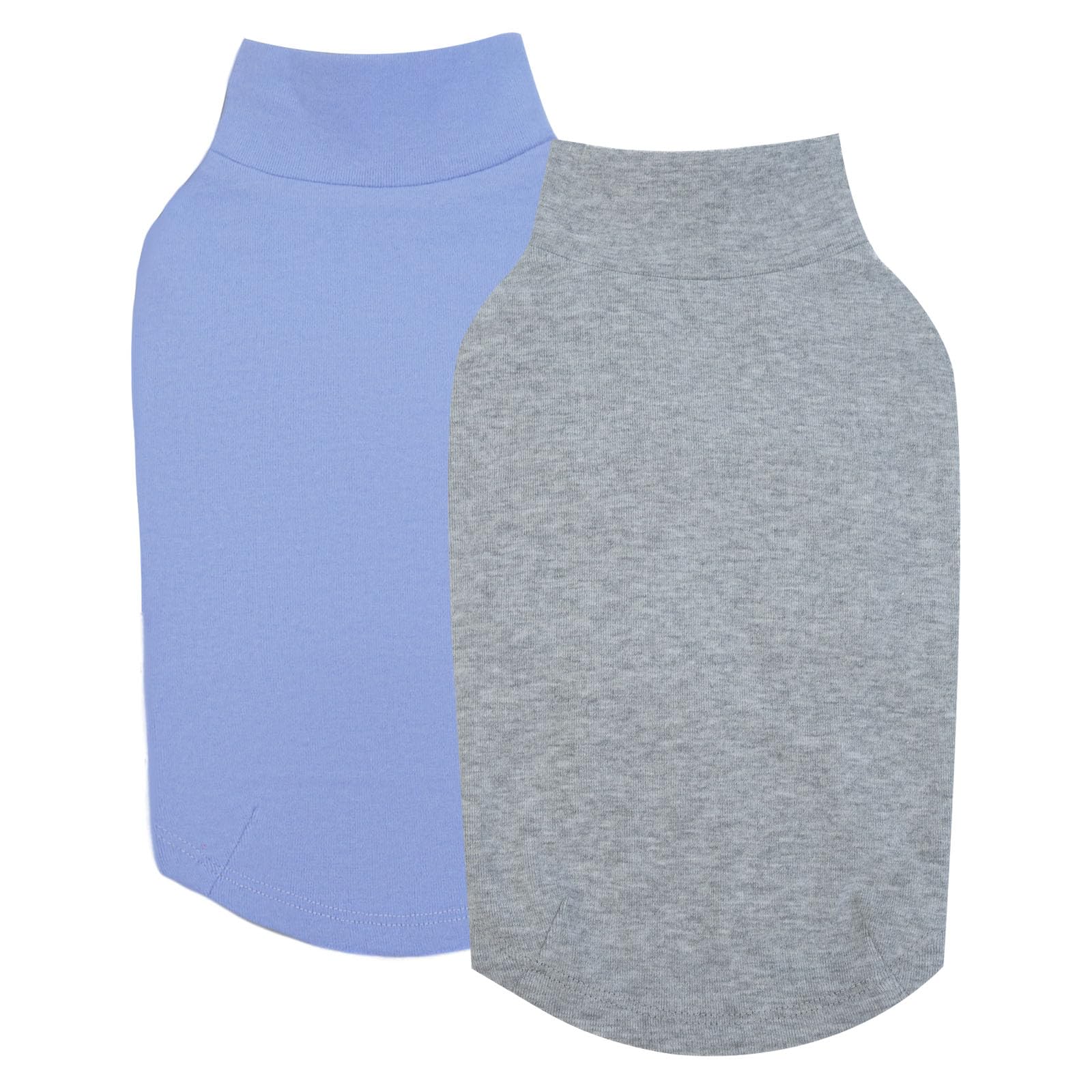 2 Pack Xs Letsqk Lightweight Long-Sleeve Solid Pullover Dog Tee For Extra Small Dogs, Skin-Friendly Chihuahua T-Shirt, Great For