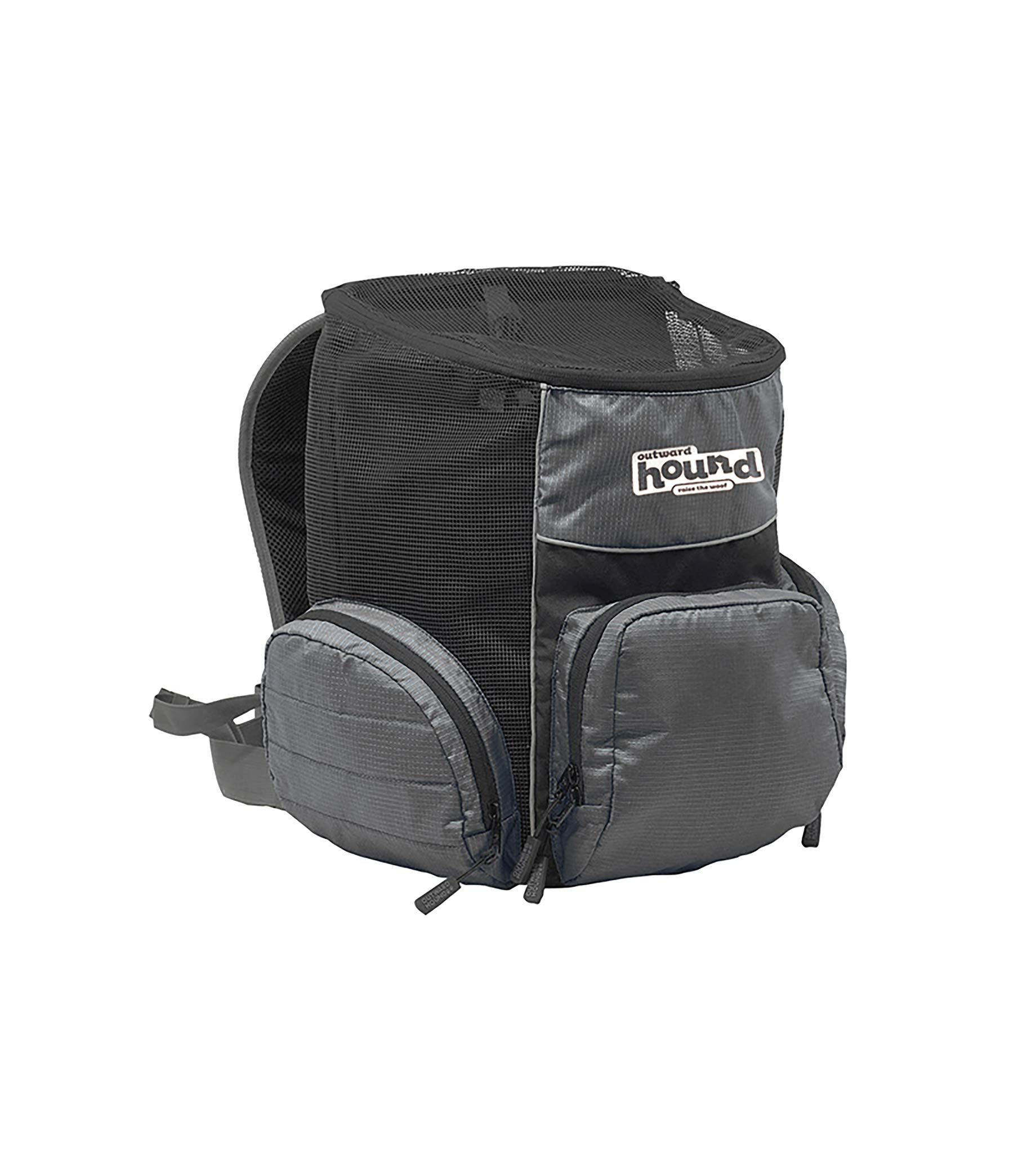 Outward Hound Poochpouch Backpack Small Dog Carrier, Grey