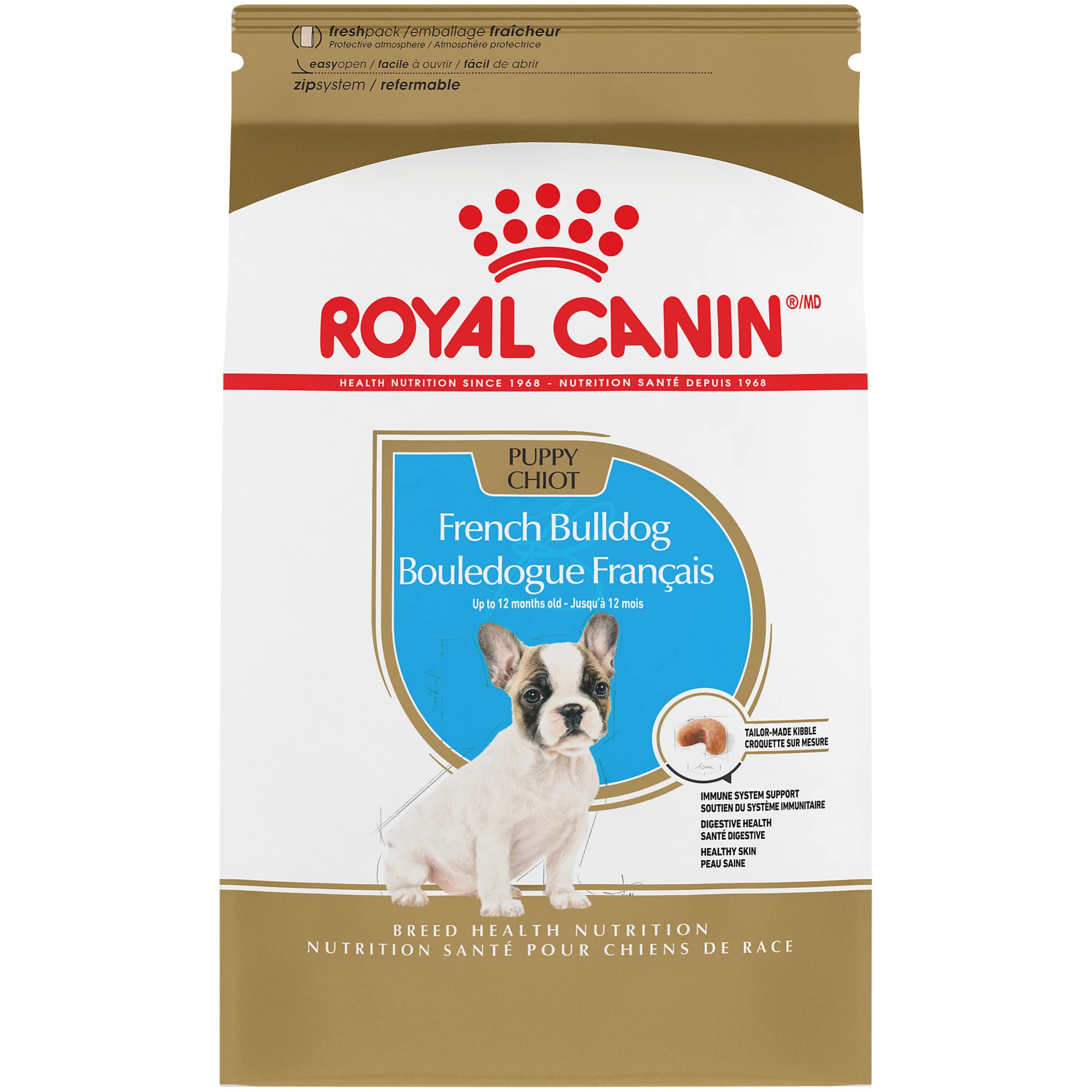 Royal Canin French Bulldog Puppy Dry Dog Food, 3 lb bag