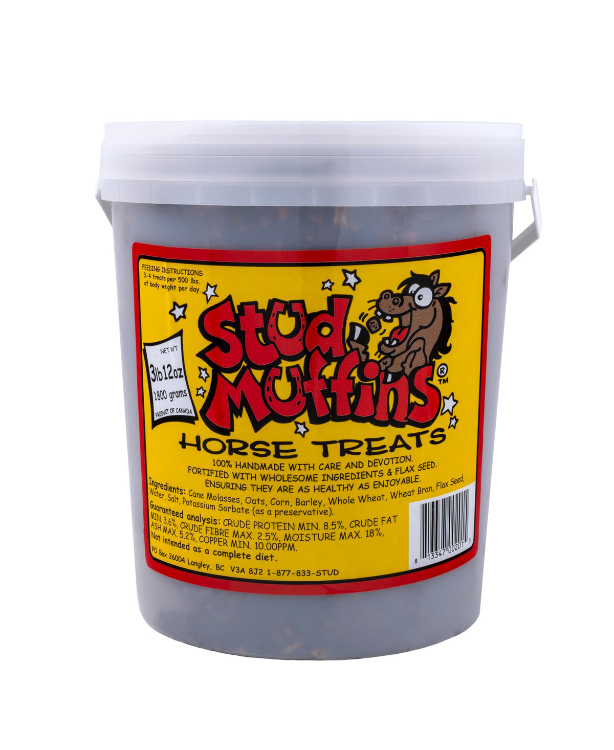 Stud Muffins S1060 Stud Muffins Horse Treats, 60 Oz Bucket