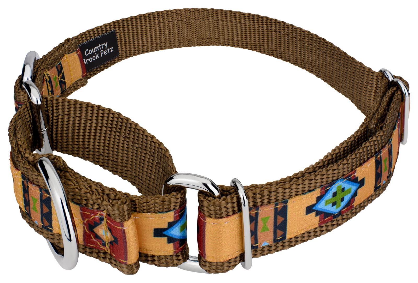 Country Brook Petz - Native Arizona Signature Martingale Dog Collar - Each Collar You Buy, A Collar Is Donated To A Shelter (1 I