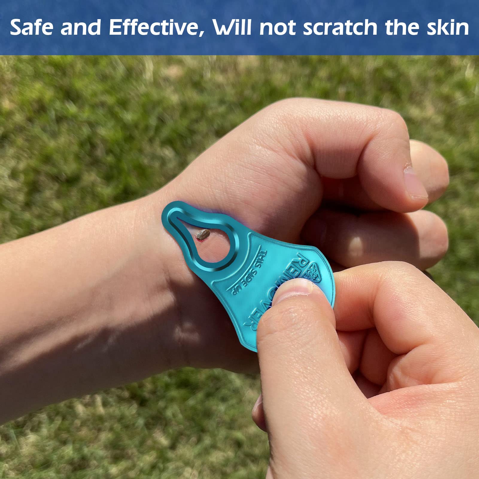 3 Pack Tick Remover Tool Portable, Tick Removal Tool For Pets, Humans And Animals, Safe And Portable, Pain-Free And Effective, Essential Tools For Outdoor Activities