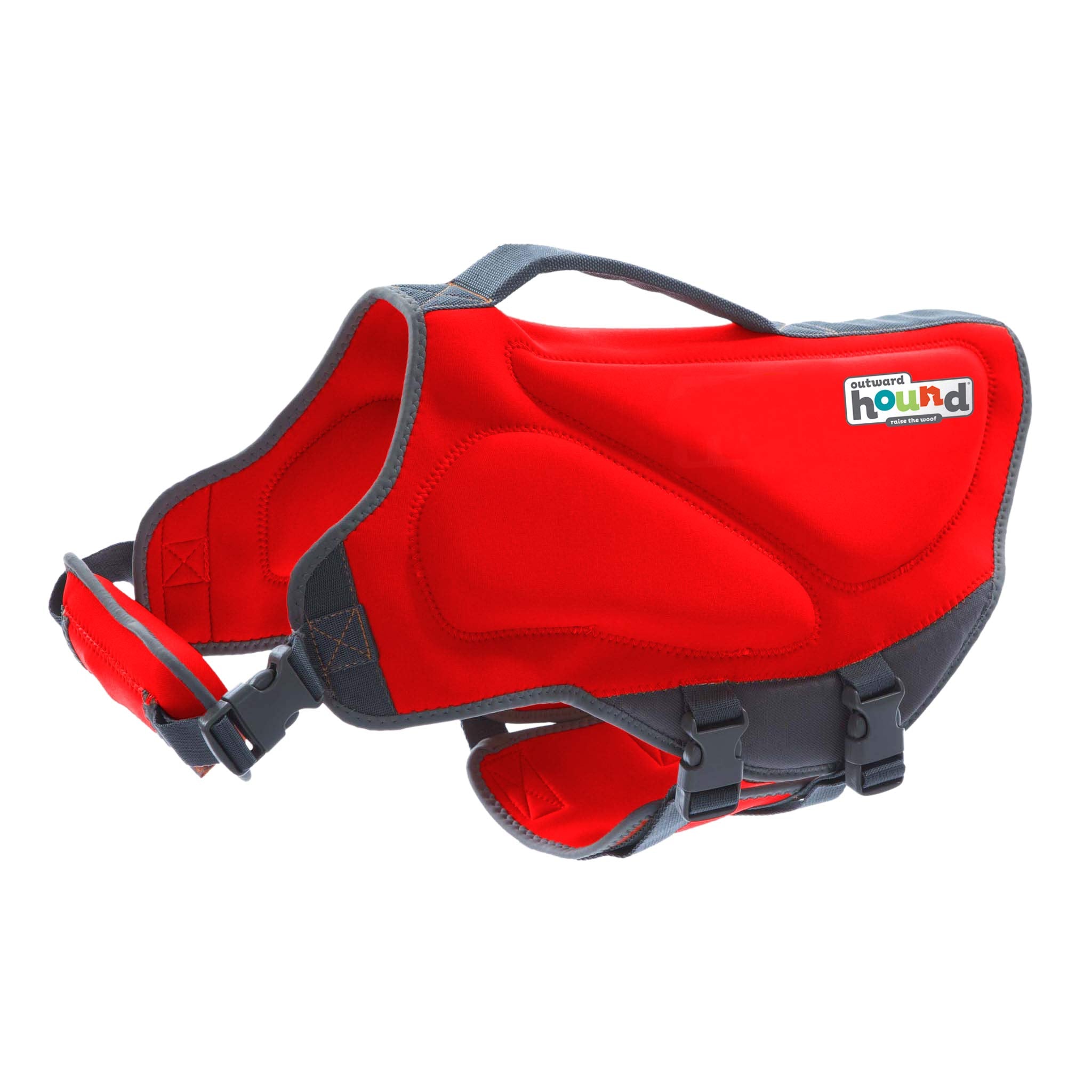 Outward Hound Dawson Swim Red Dog Life Jacket, Small