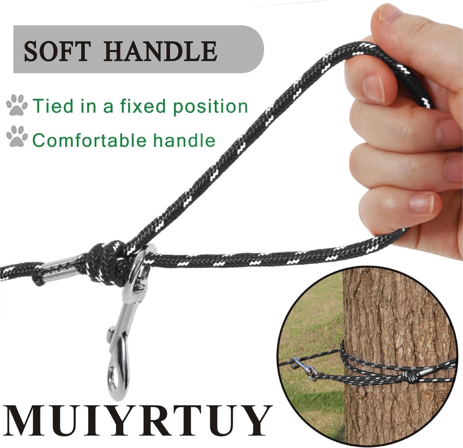 Reflective Cat Leash -15Ft Cat Cable Out Escape Proof Walking Yard Long Durable Safe Leash Traning Play Outdoor For Puppies/Kitt