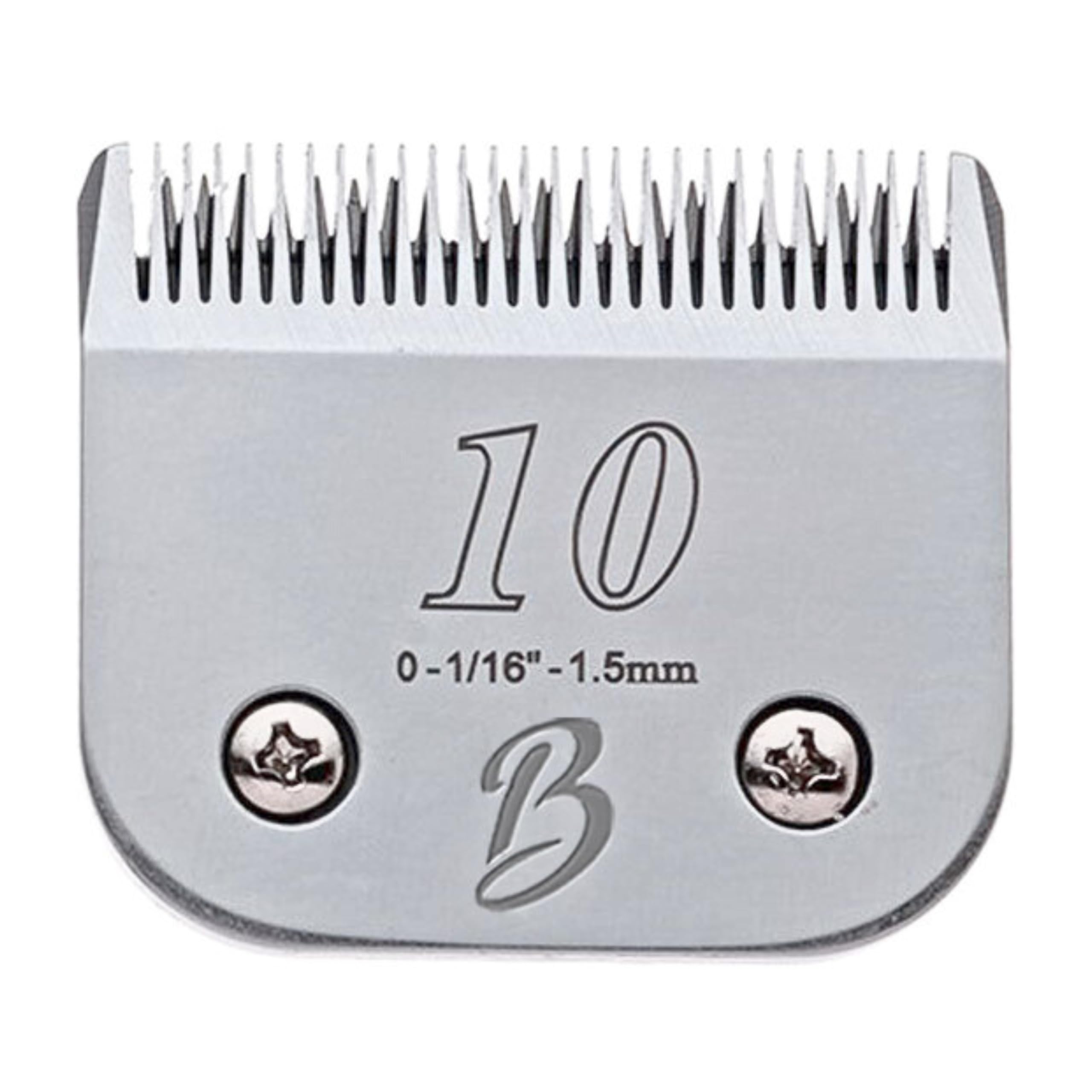 Bucchelli Detachable A Series 10 Blade Dog Grooming Cut Length 1/16' / 1.5Mm Japanese Carbonized Steel Dog Grooming Blades 10 (