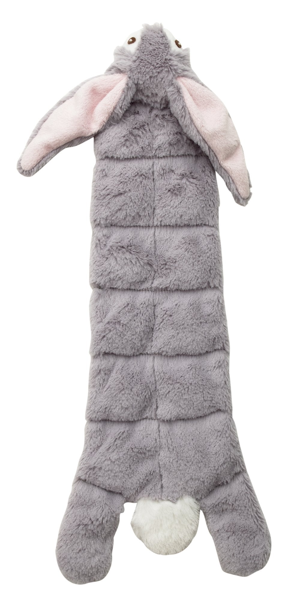 Spot Skinneeez Tons-O-Squeakers Rabbit Dog Toy - With 19 Squeakers For Tons-O-Fun! Stuffing-Free Design Is Great For Moderate Chewers, Tug Toy For Medium To Large Puppies & Dogs - 20In Color May Vary