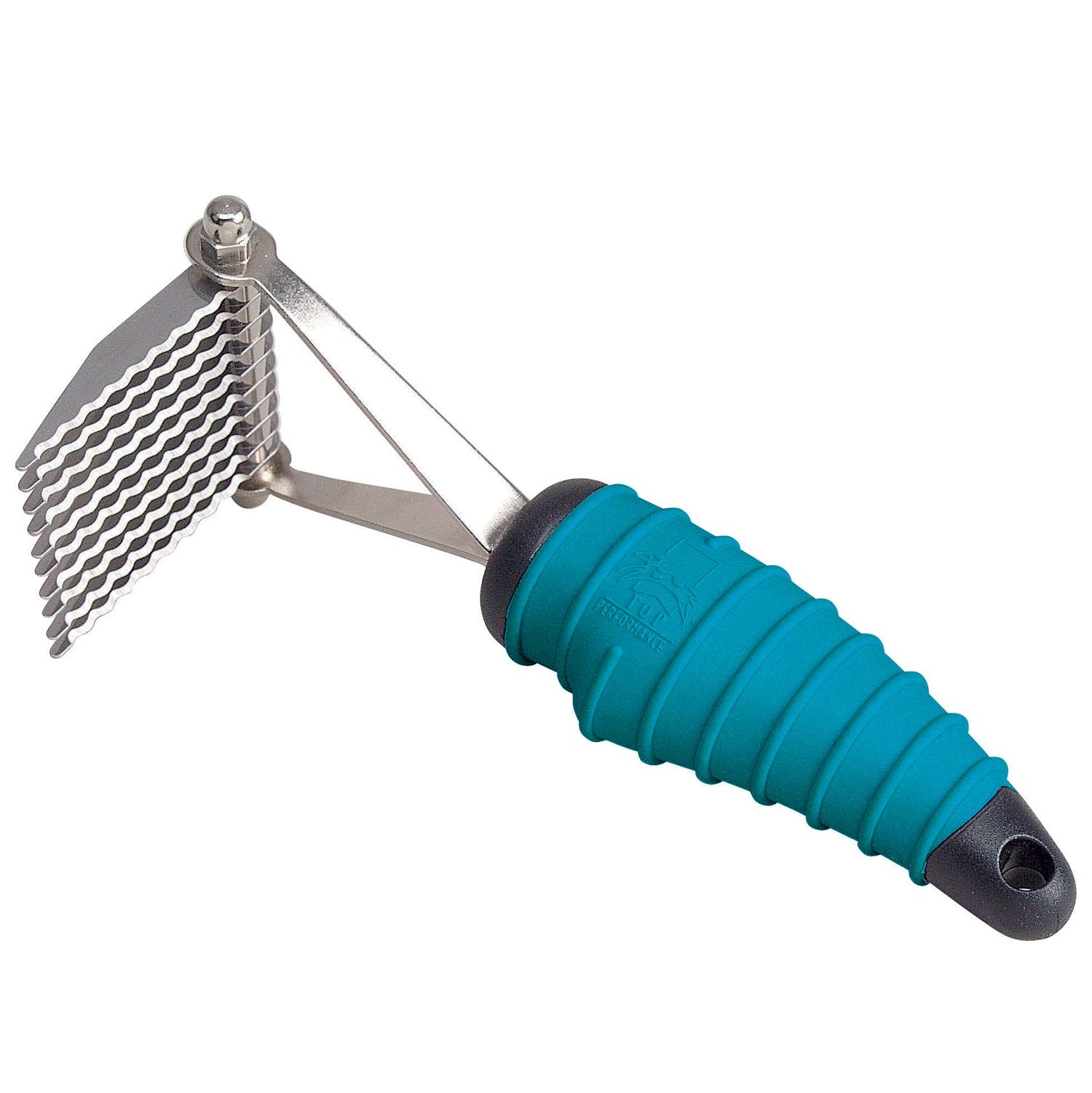 Master Grooming Tools Ergonomic Dematting Tools — Molded Tools For Grooming Dogs - 10-Blade Rake, 6¾'