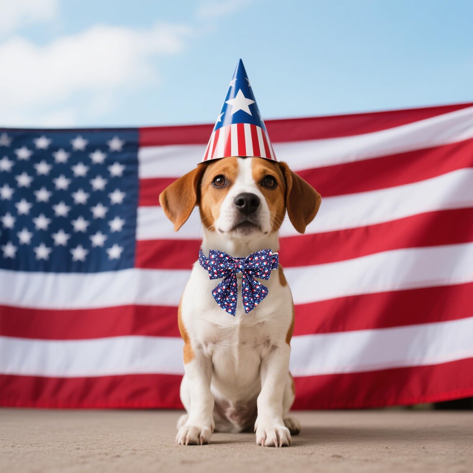 Maca Bates American Flag 4Th Of July Dog Collar With Sailor Bow 4 Of 7 For Dogs Adjustable Durable Icecream Patriotic Usa Collar