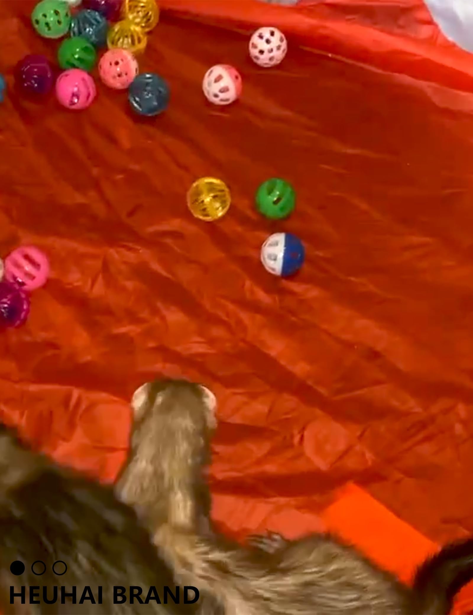 10-Pack Resilient Ferret Toys, Colorful Teething Balls, Bells, Interactive Stimulation, Easy-Clean For Oral Health (1.5'' - 2.7'