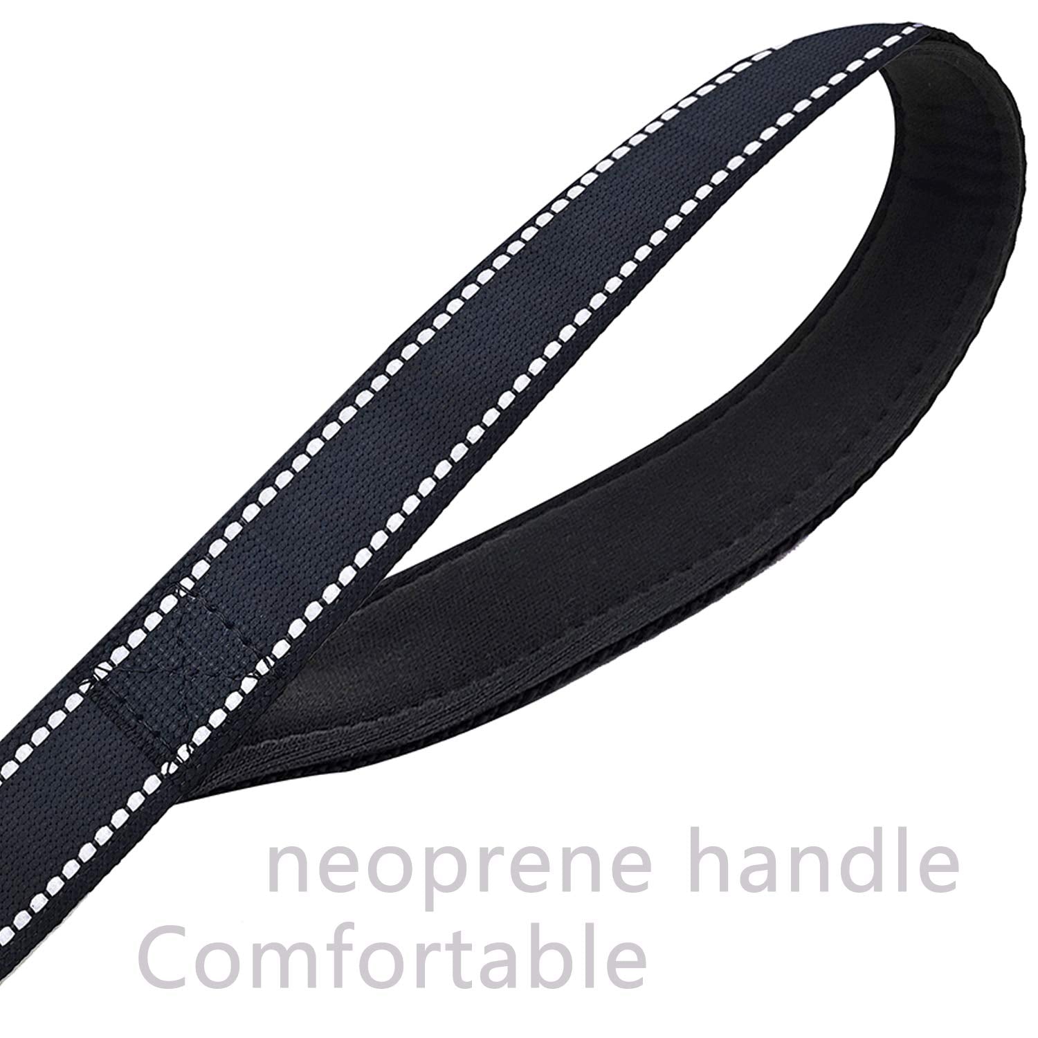 Chmete Heavy Duty Dog Leash With Comfortable Padded Handle Reflective Training Dog Leashes For Medium Large Dogs Up To 80Lbs (25” Short Dog Leash)