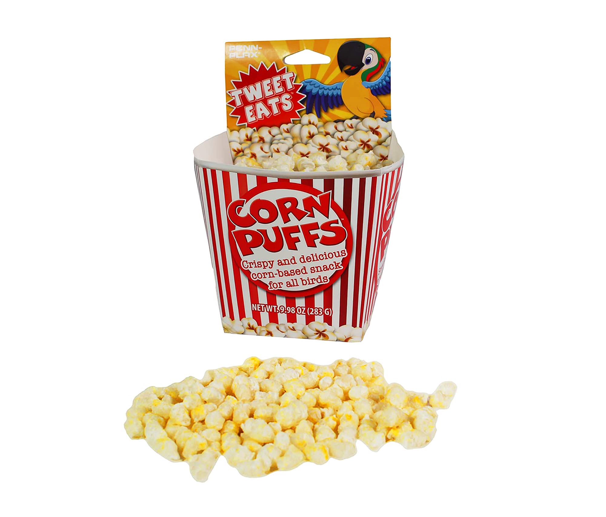 Penn Plax Tweet Eats Corn Puffs Bird Treat - 10 oz