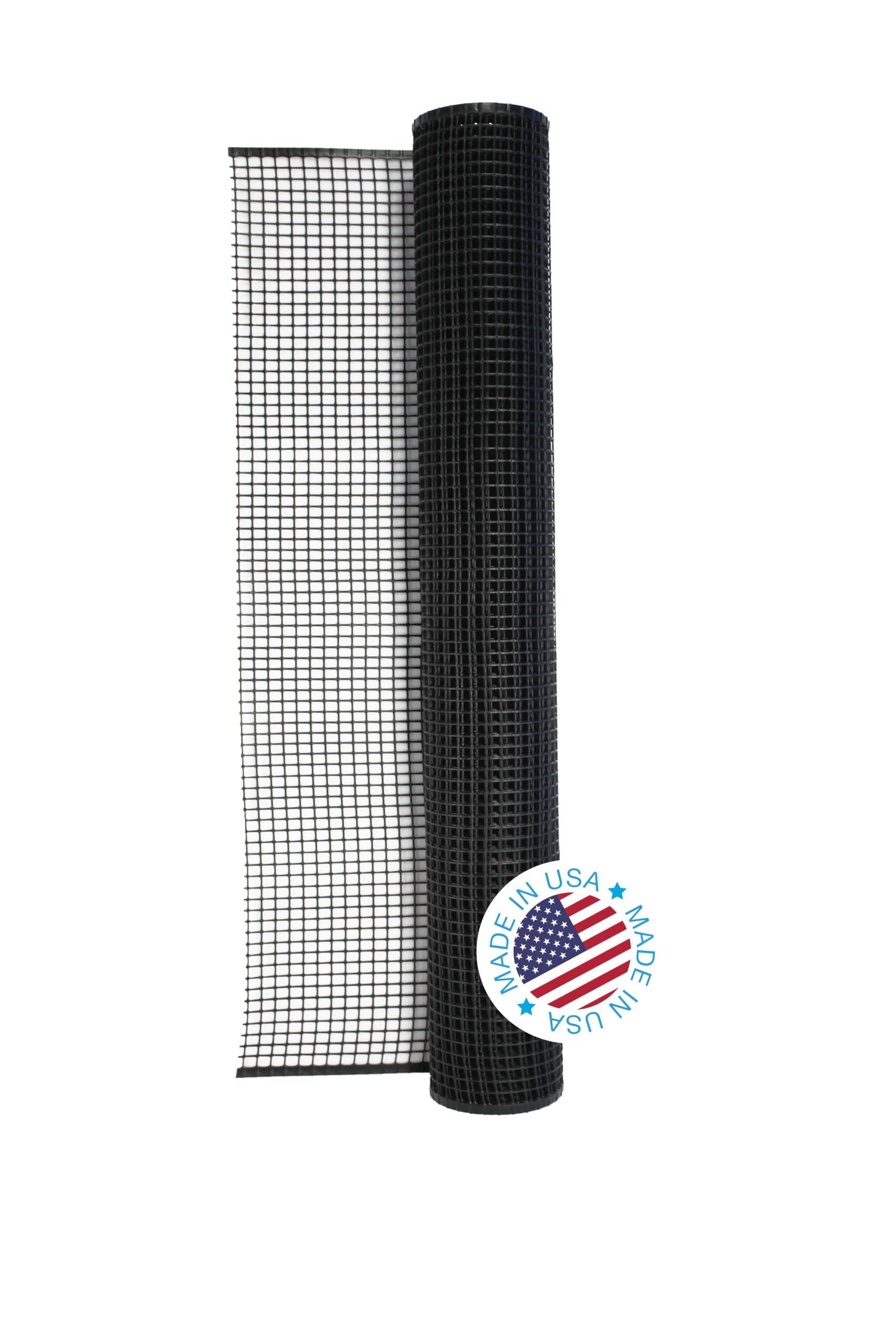 Kidkusion Heavy Duty Deck Guard, Black - 16' L X 3' H | Made In Usa; Indoor/Outdoor Balcony And Stairway Deck Rail Safety Net; Child Safety; Pet Safety; Toy Safety
