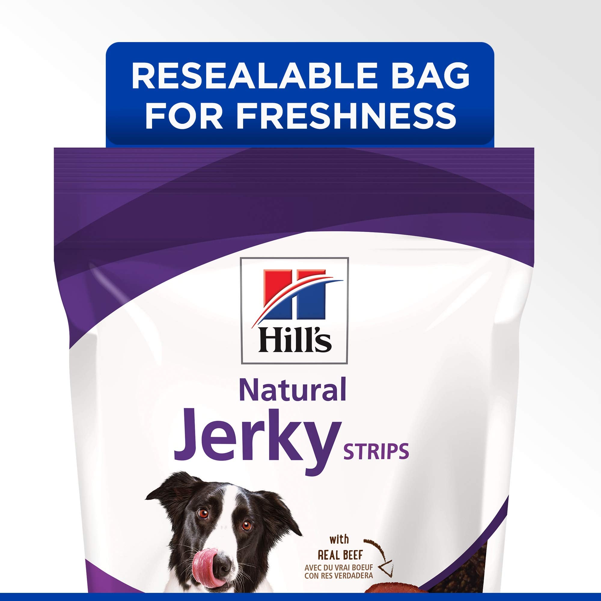 Hills Natural Jerky Strips, All Life Stages, Great Taste, Dog Treats, Beef, 7.1 oz Bag