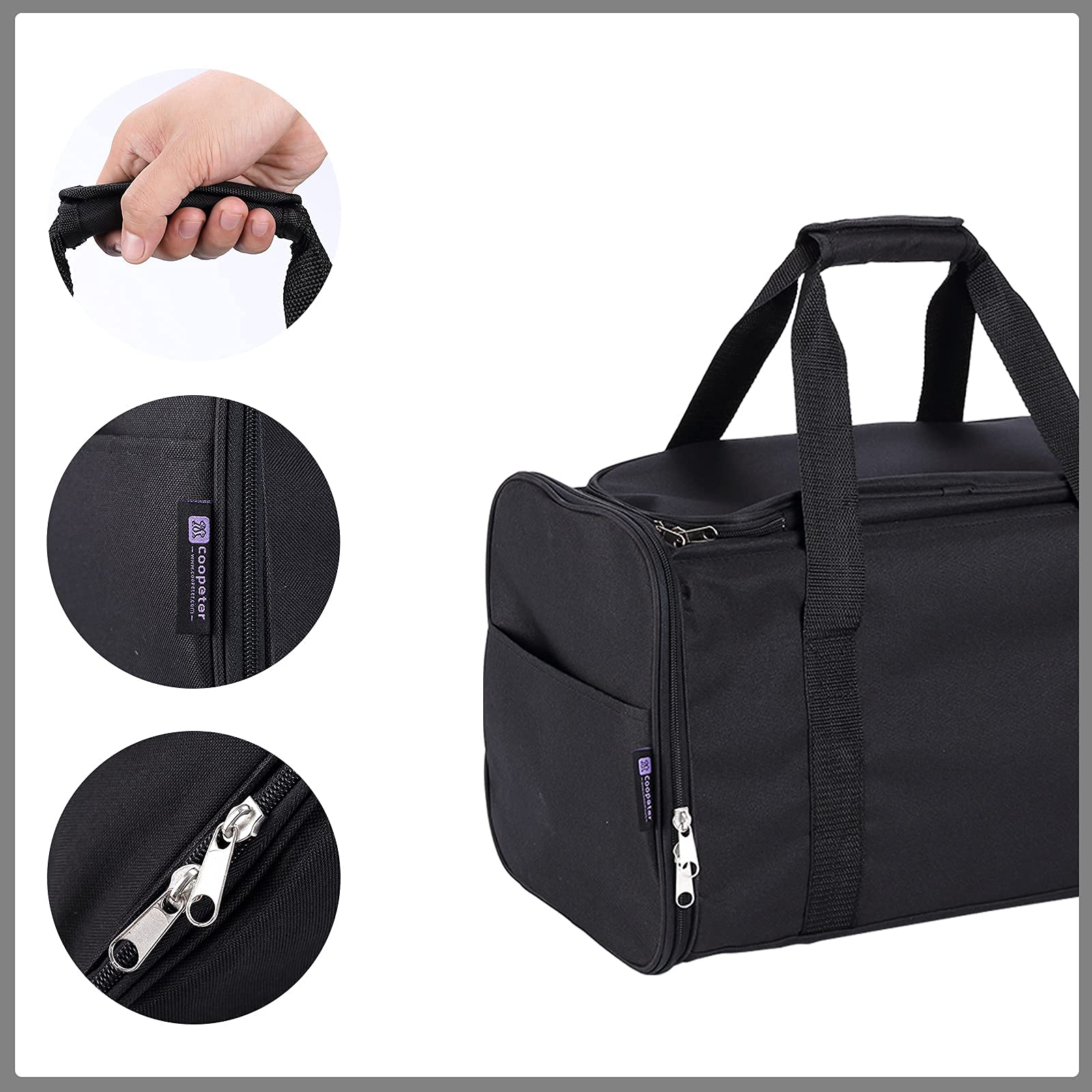 Portable Cat Litter Box Black,2In 1 Travel Litter Box,Cat Litter Box For Travel,Foldable Cat Travel Litter Box Light Weight 1