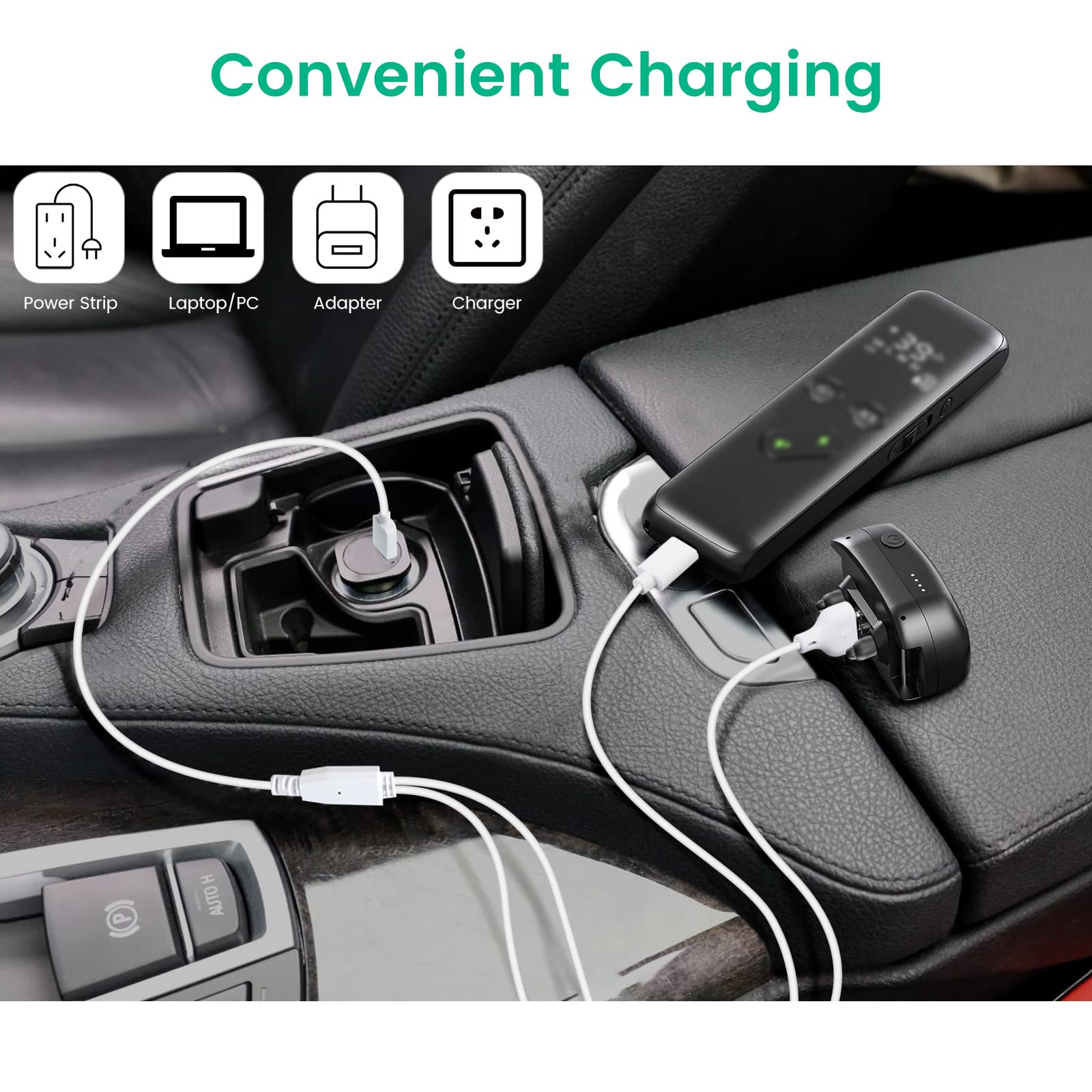 2-Pack Charger Replacement For Delupet And Compatible With Yawpet Dog Training Collar, 2-In-1 Magnetic Charging And Usb C Cable,