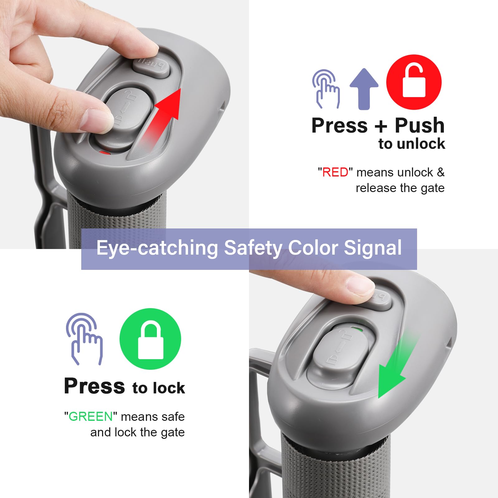 PRObebi Retractable Baby Gates Extra Wide