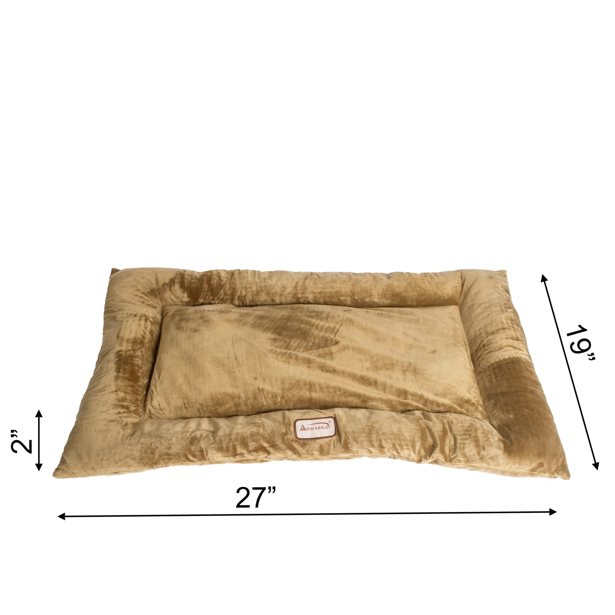 Armarkat Pet Bed Mat 27-Inch By 19-Inch By 2.5-Inch M01-Medium, Sage Green (Model: M01Chl-M)