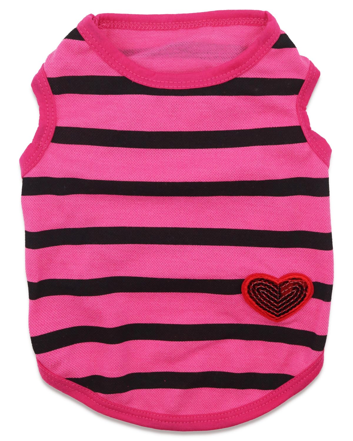 Pet Dog Striped T-Shirt Dogs Cats Cotton Vest Spring Summer Pet Apparel Tee Shirt Suitable For Small Medium Large Pets French Bu