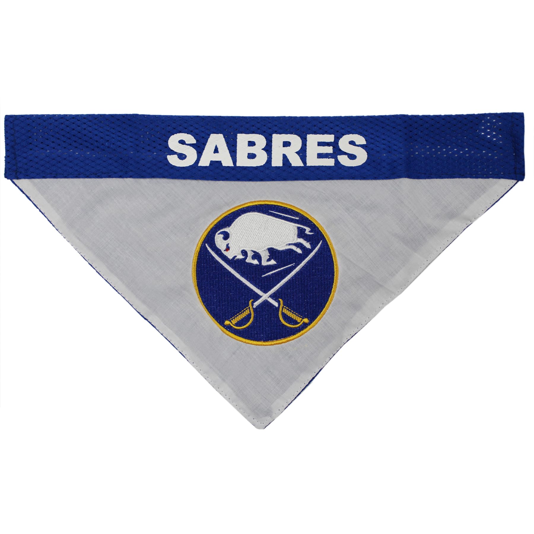 NHL Buffalo Sabres Bandana for Dogs & Cats, Large/X-Large. - Cute & Stylish Bandana! The Perfect Hockey Fan Scarf Bandana, Great