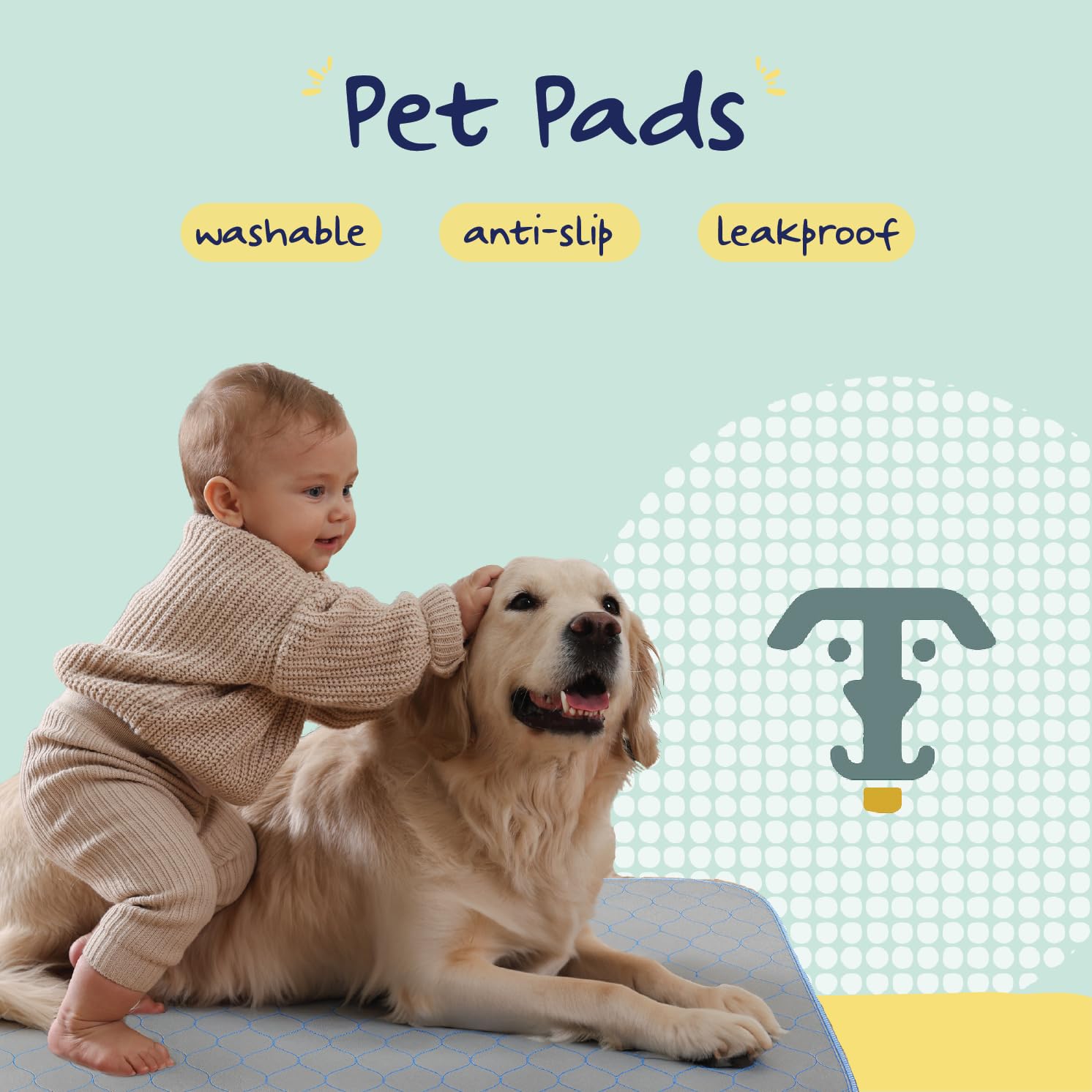 Katziela Washable Pet Pads (2 Pack 36In X 4In) Super Absorbent Waterproof Reusable Dog Pee Pads For Dogs Washable Puppy Pads For