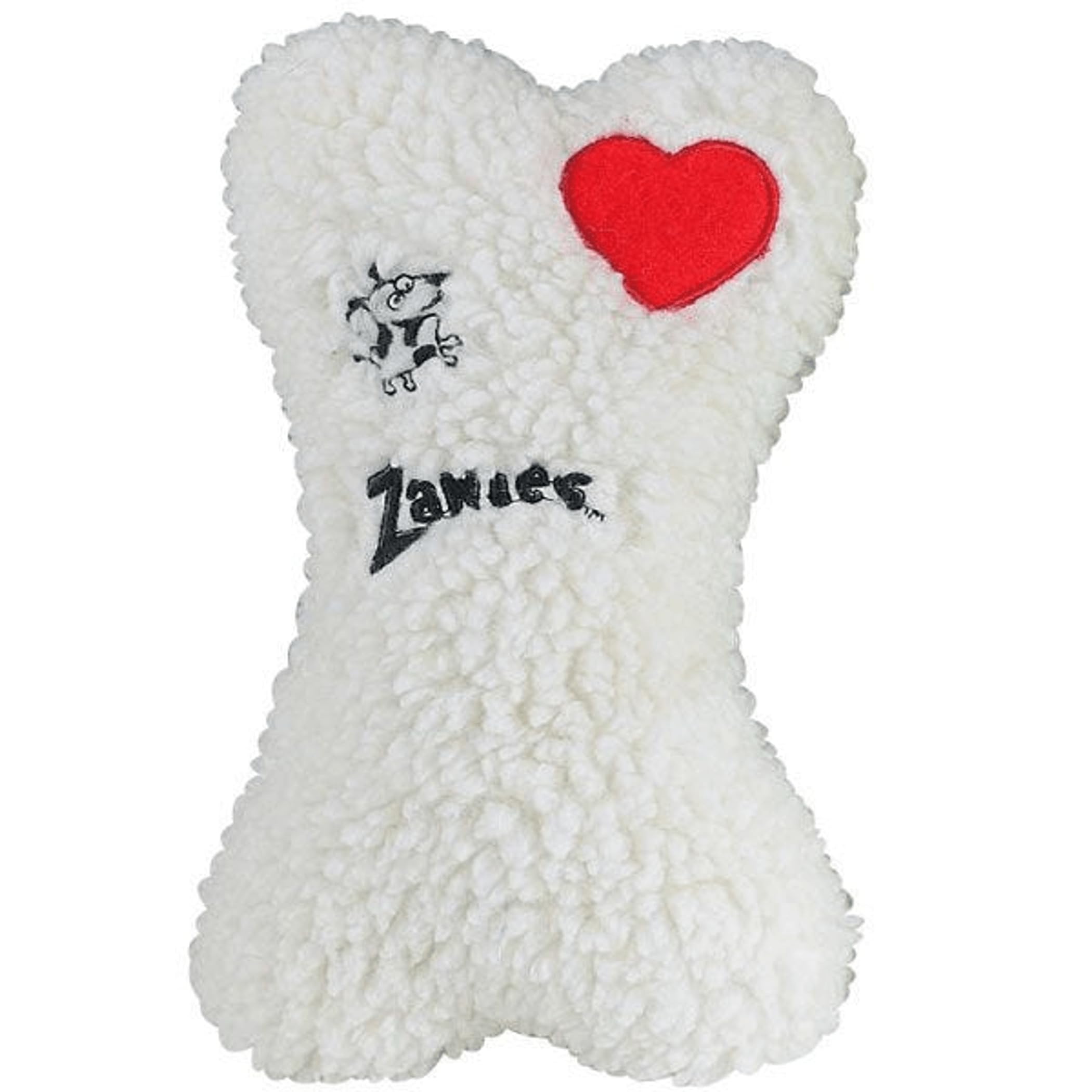 Zanies Embroidered Berber Bone Dog Toys, Blue