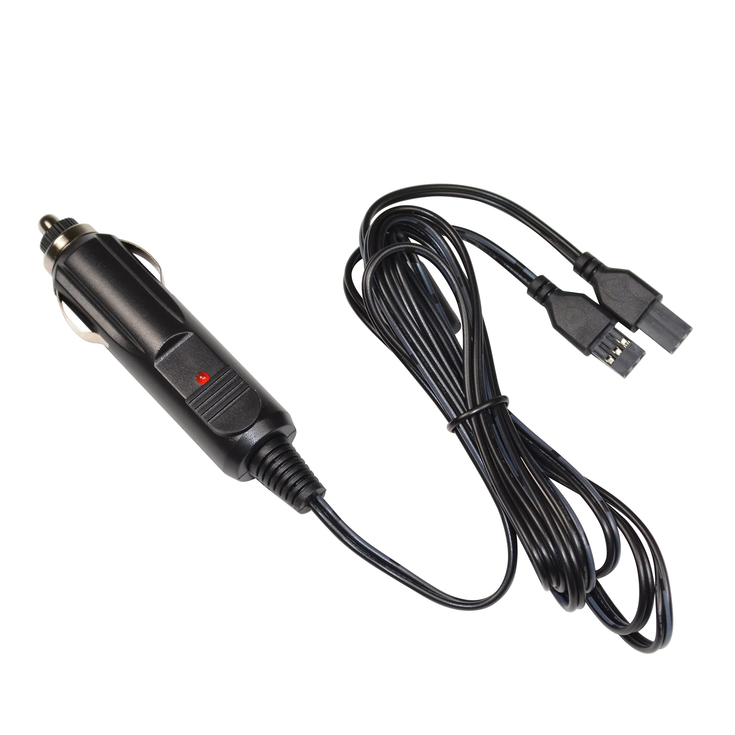 HQRP Car Charger Adapter for SportDOG FR-250 & SDT30 Dog Training Collars, Black, Plastic, Model 887774404282319