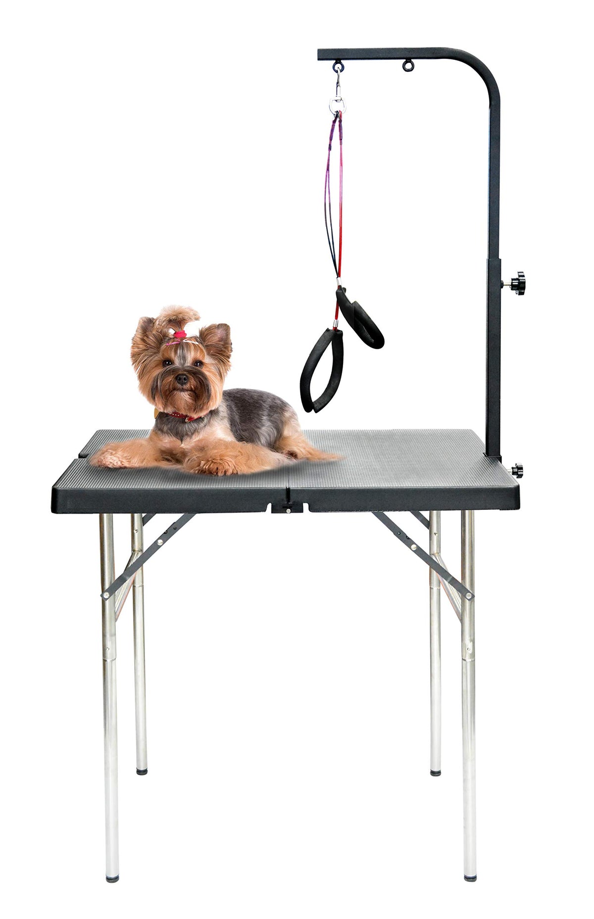 Shelandy Professional Pet Grooming Table With Double Leashes And Clamp For Large And Medium Dogs (Portable (32 * 20 Inch))