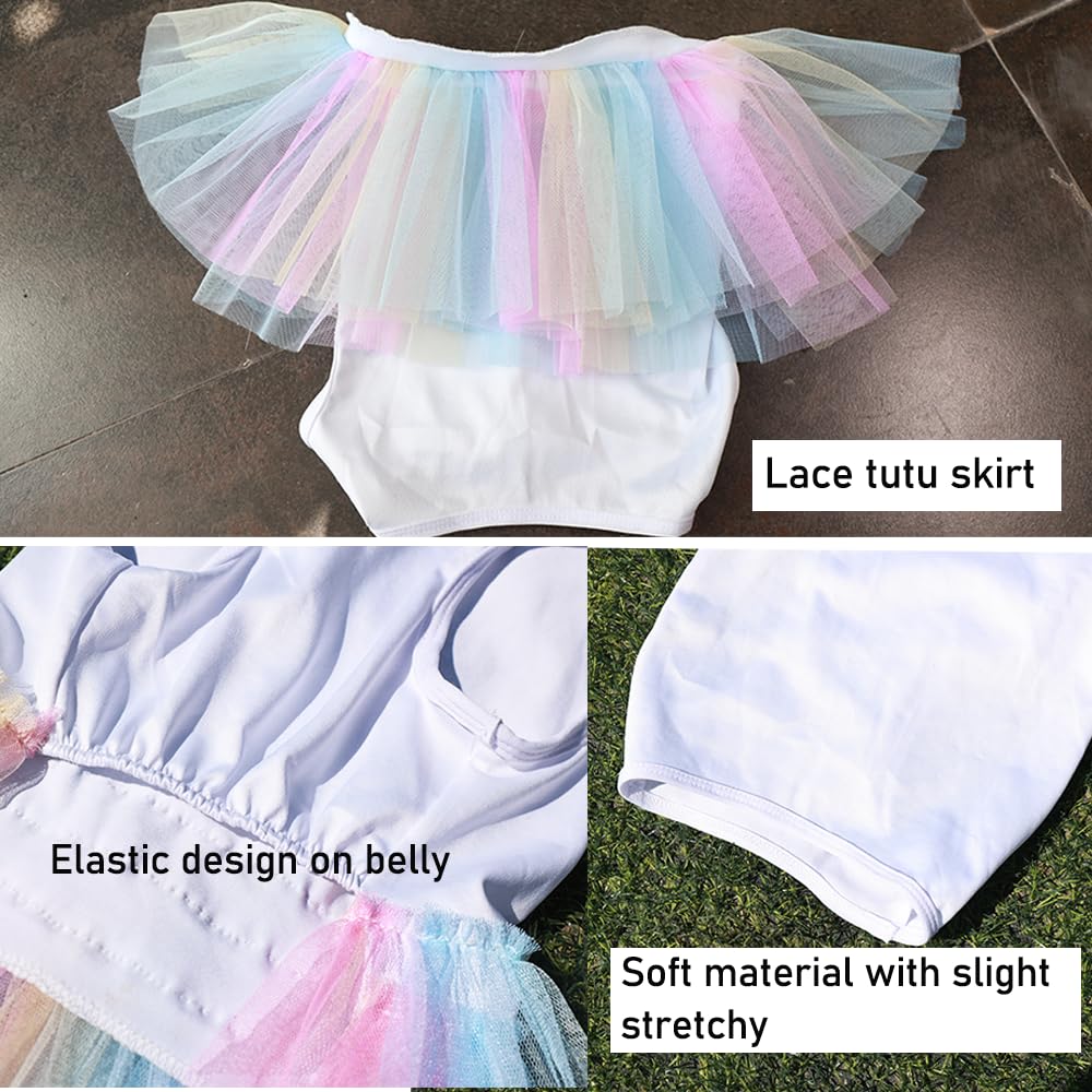 Aniac Dog Vest Skirt Puppy Princess Dresses Cute Birthday Tutu Skirt Doggy Wedding Outfit Pet Clothing For Cats And Small Medium