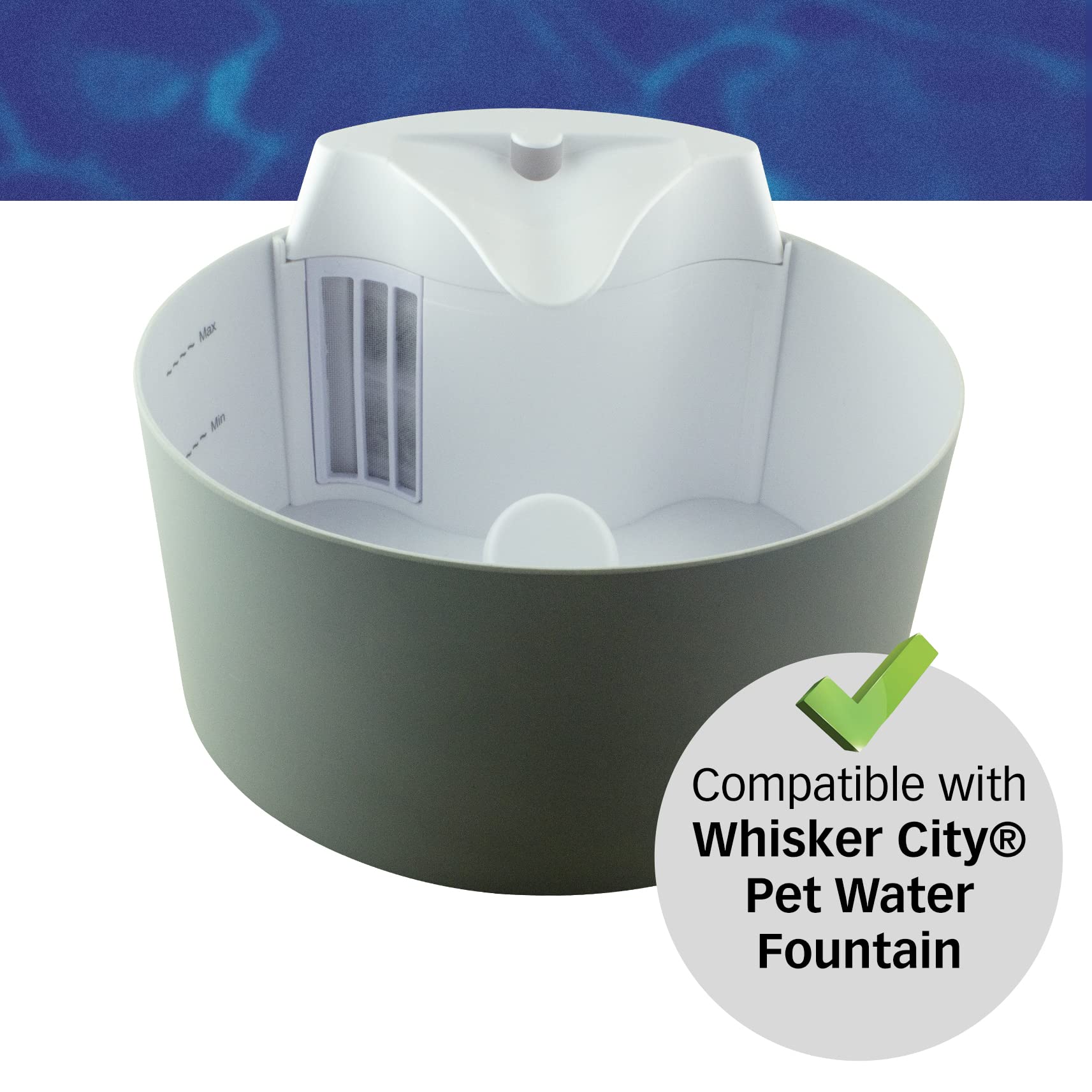 Pet Standard Replacement Small Water Filter Compatible With Whisker City® Automatic Pet Fountain, Pack Of 10