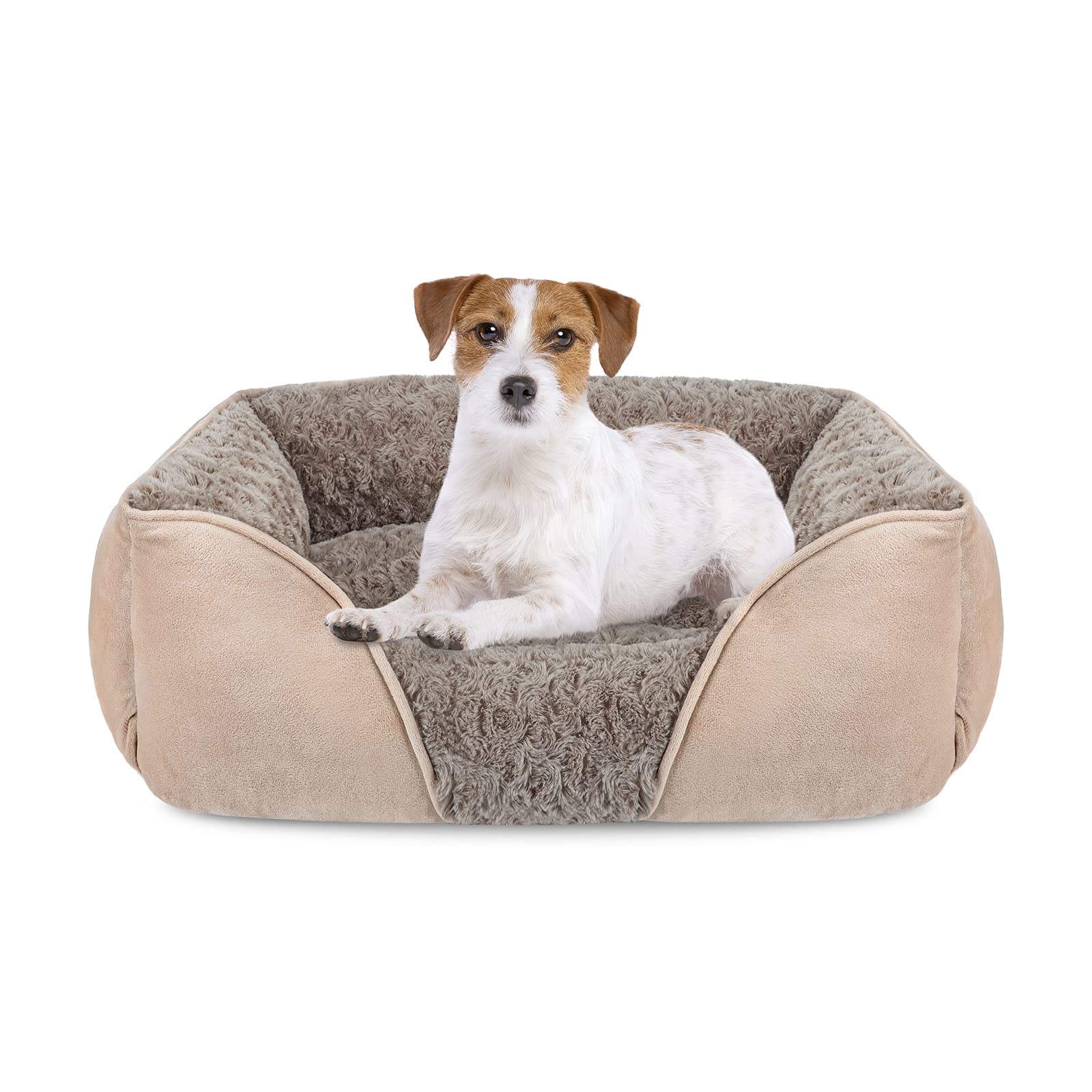 Invenho Medium Dog Bed For Large Medium Small Dogs Rectangle Washable Dog Bed, Orthopedic Dog Bed, Soft Calming Sleeping Puppy B