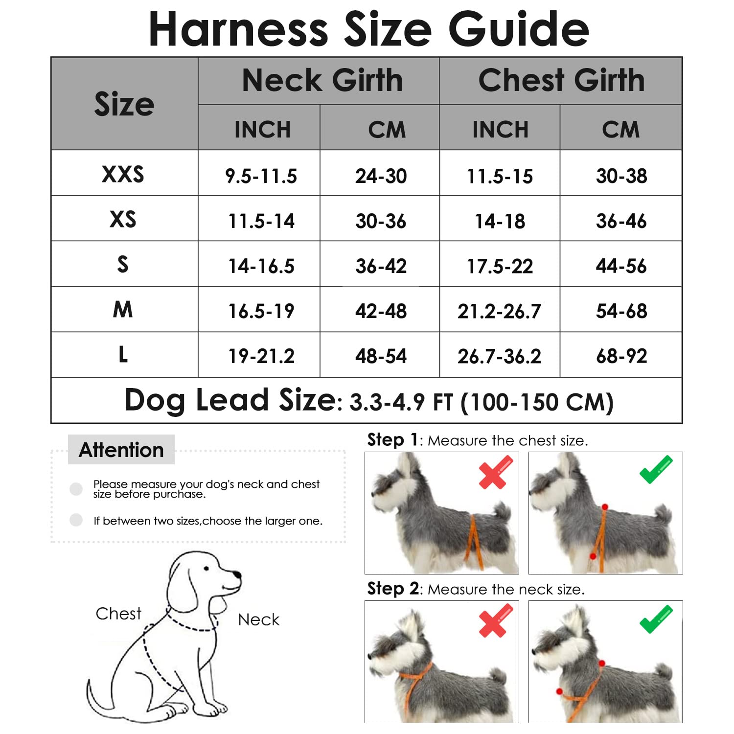 Lukovee Walking Dog Harness And Leash, Heavy Duty Adjustable Puppy Harness Soft Padded Reflective Vest Harness Anti-Twist 4Ft Lead Quick Fit Lightweight For Small Dog Cat (Light Blue, Small)