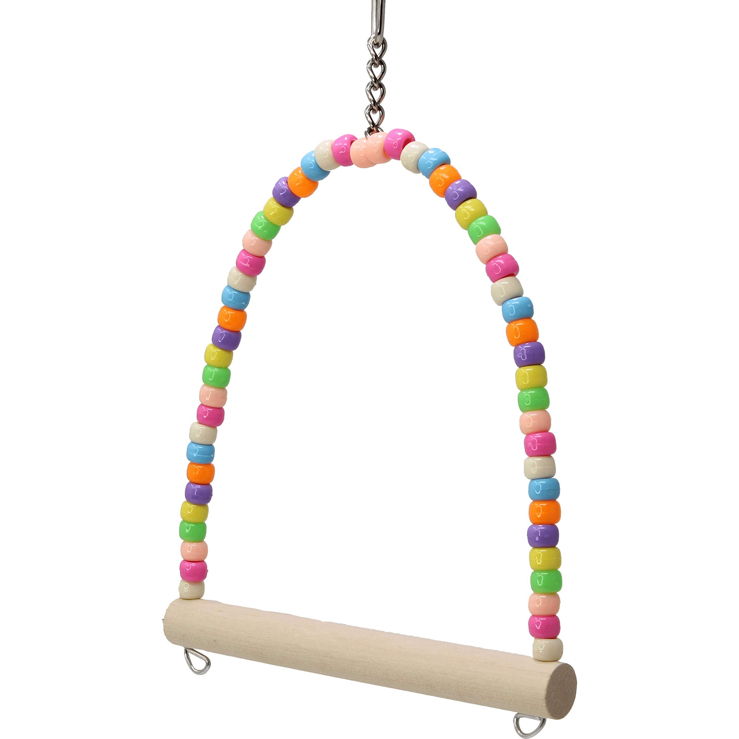 Bonka Bird Toys 1324 Swing Bird Toy Parrot Cage Toys Cages Parakeet Cockatiel Finch Lovebird Budgie