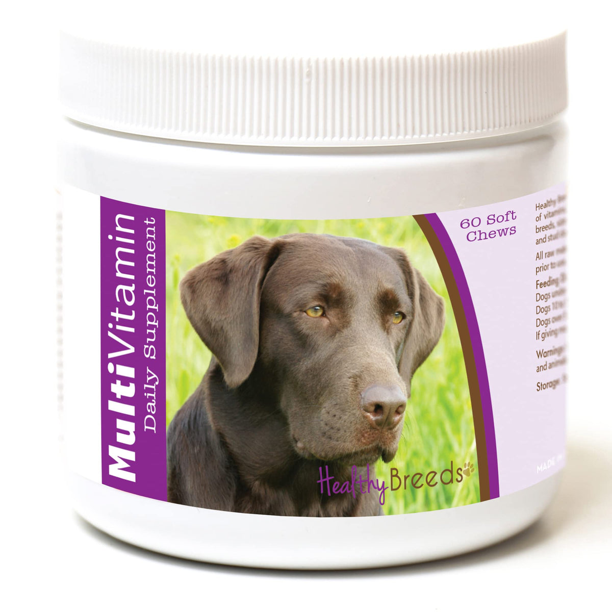 Healthy Breeds Labrador Retriever Multi-Vitamin Soft Chews 60 Count